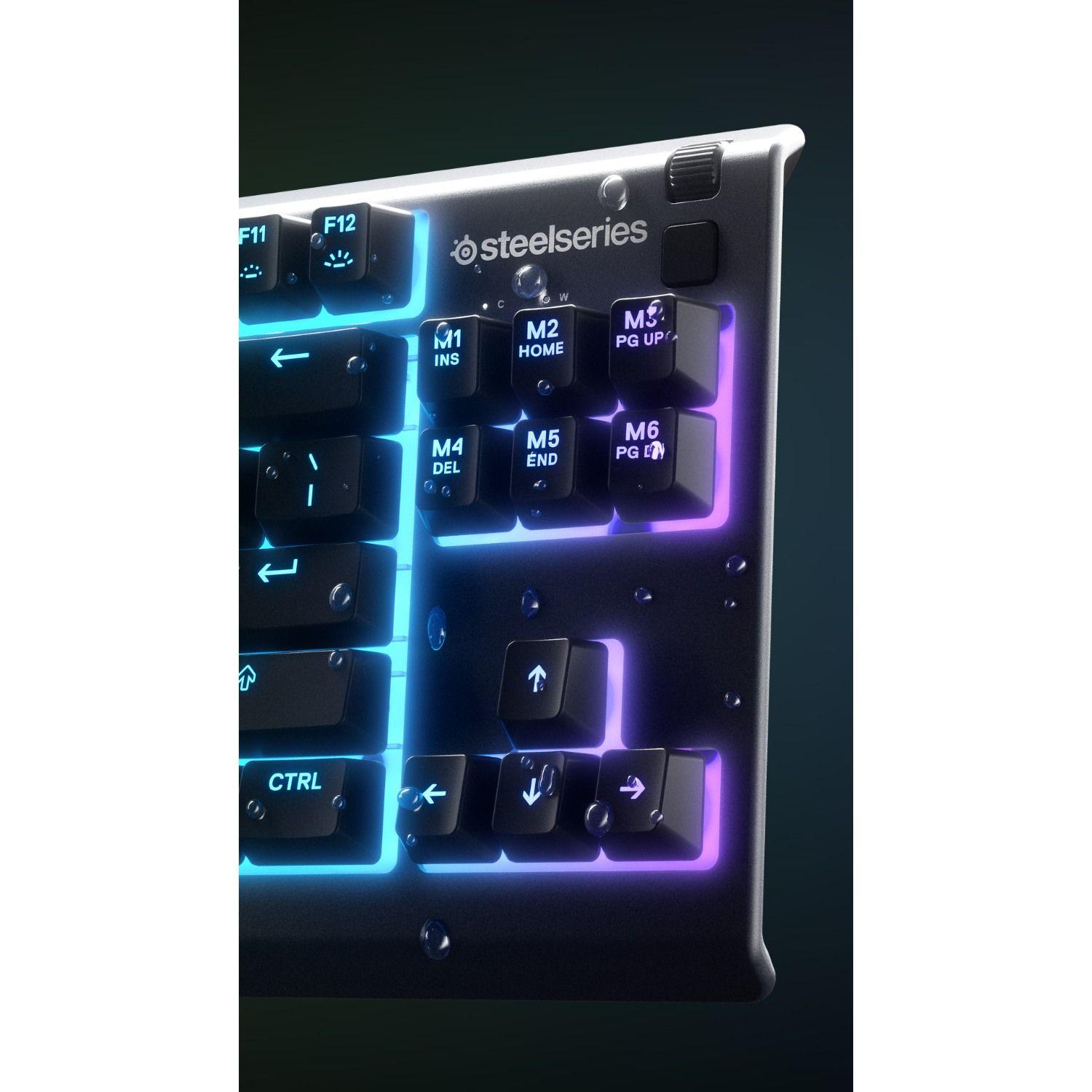Teclado Gamer SteelSeries Apex 3 TKL RGB Whisper-Quiet Negro-8