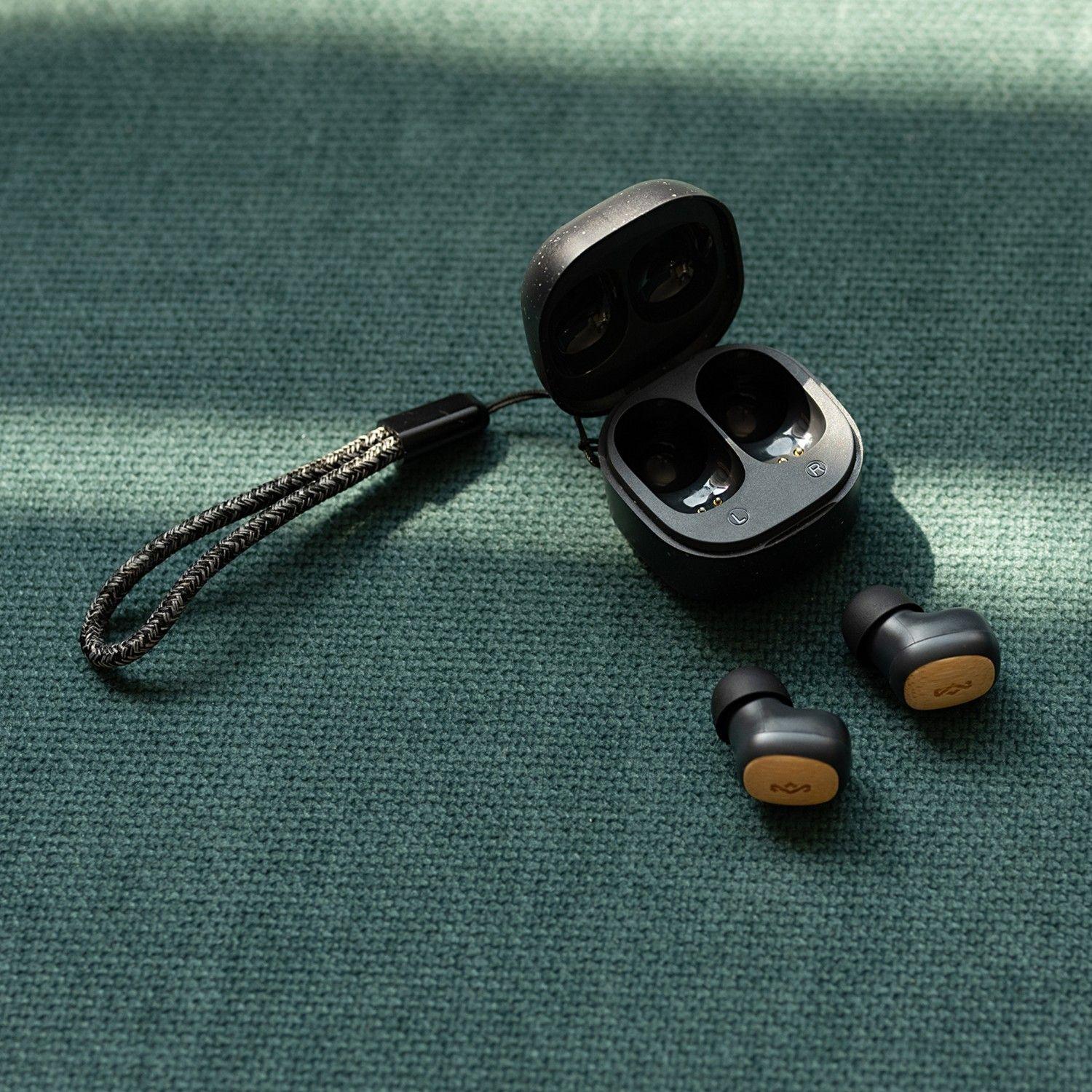 Audífonos Bluetooth Smile Jamaica Mini TWS Negro Marley-6