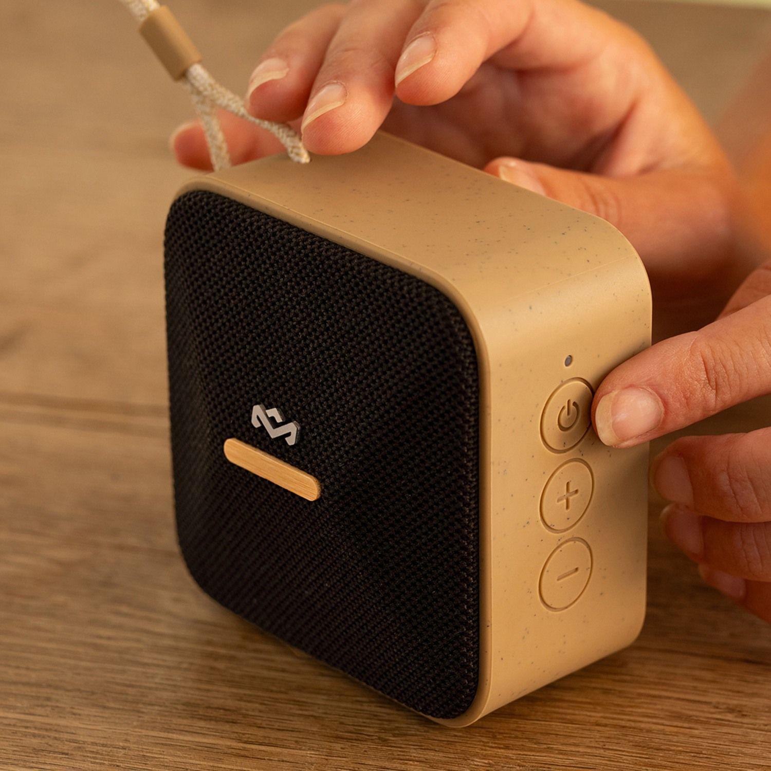 Parlante Bluetooth 5.3 Waterproof Rise Up Negro Marley-4