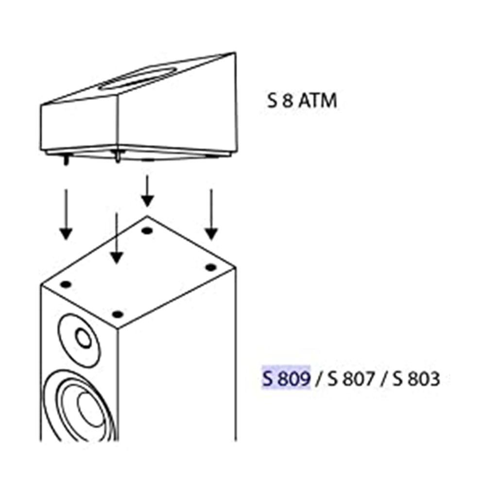 Par de parlantes Dolby Atmos S 8 ATM Jamo-2