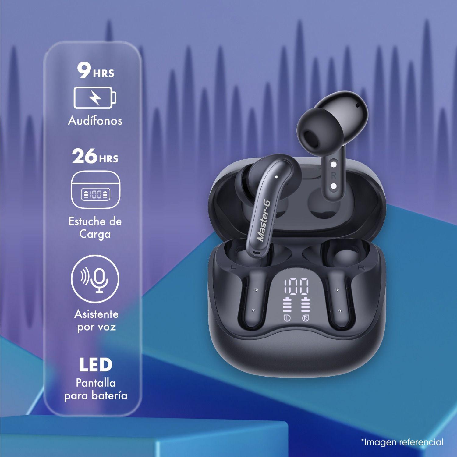 Audífonos Bluetooth In Ear TWS ANC con App BUDS60B Master-G-2