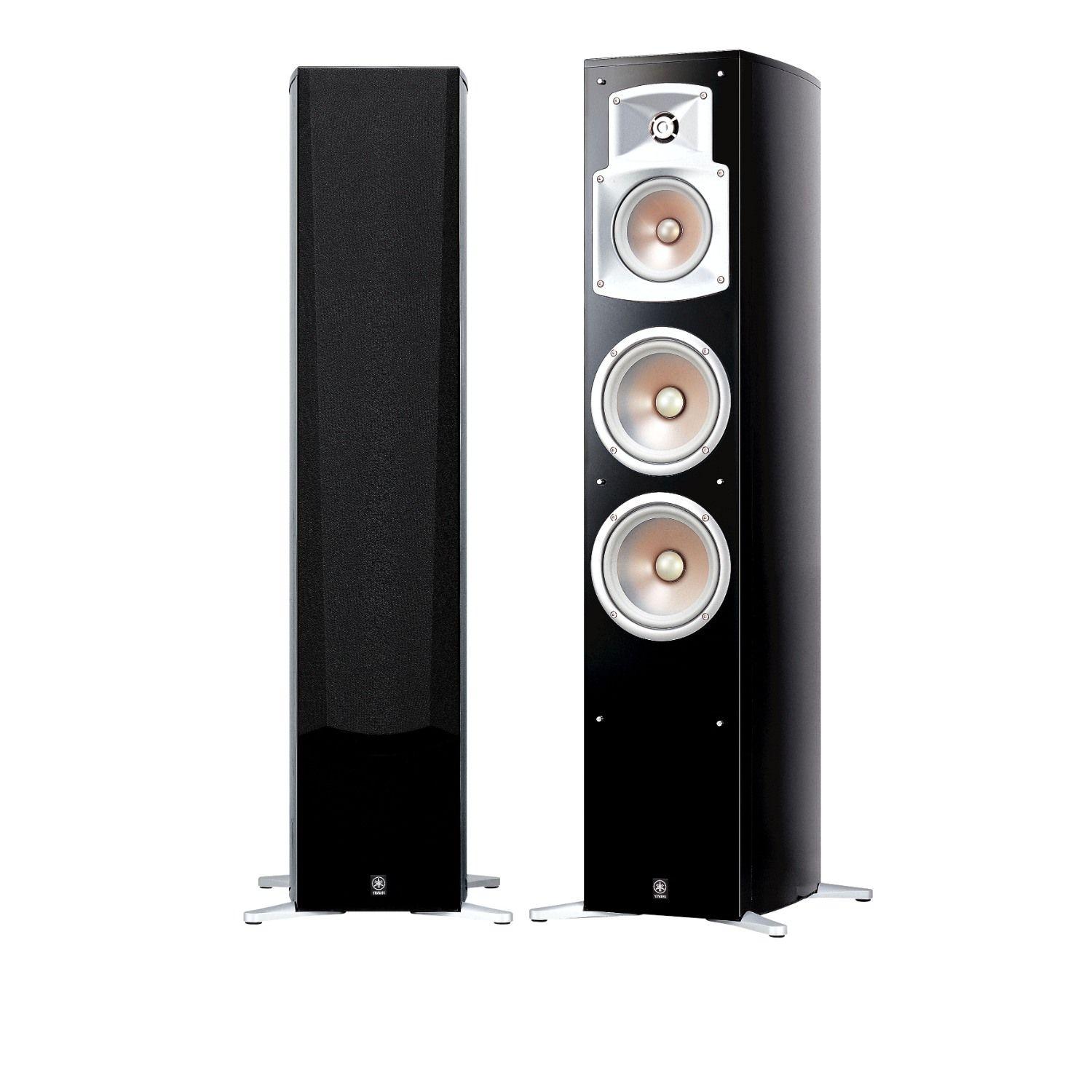 Par De Parlantes Columnas NS-555 Yamaha 3 vías-0