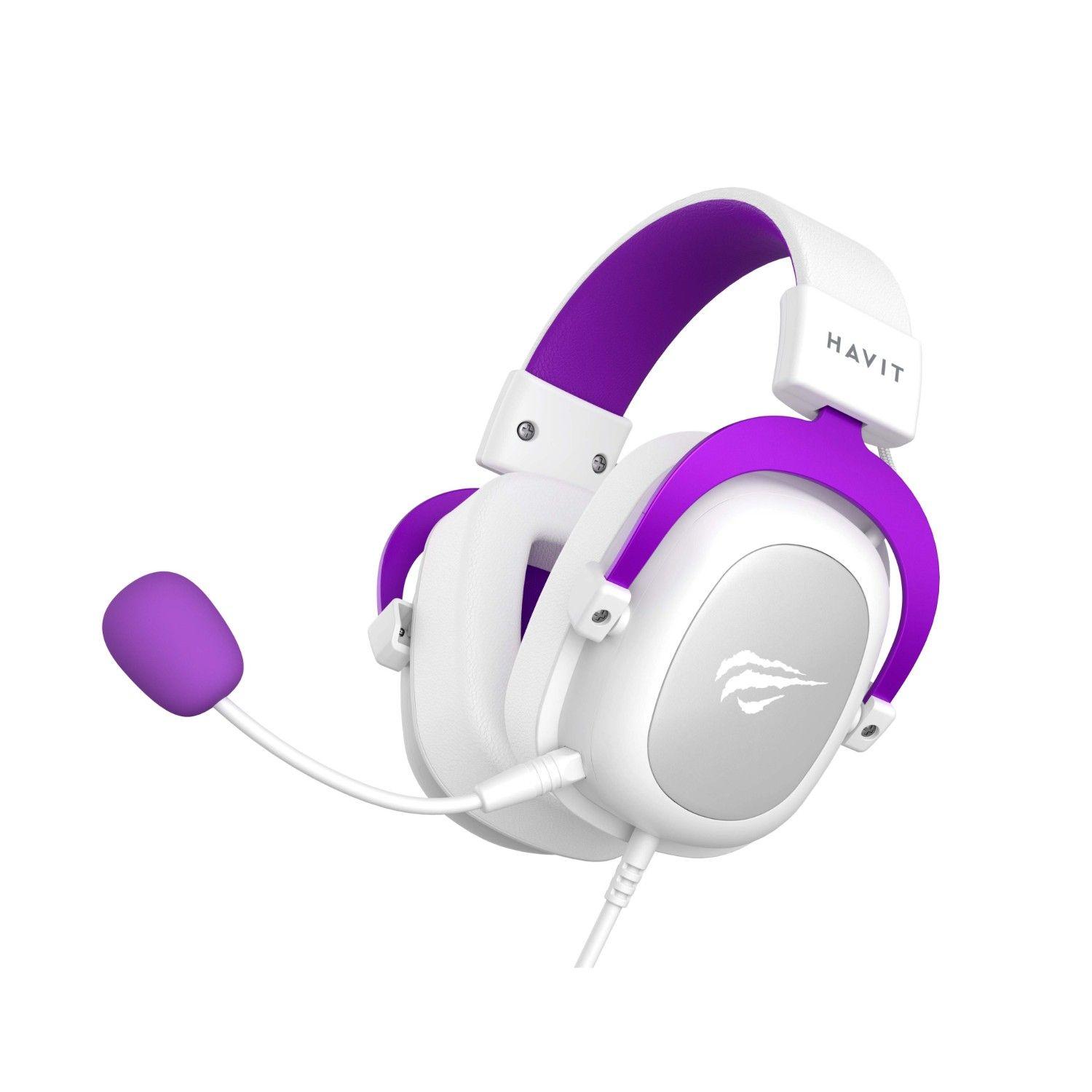 Audífonos Gaming Headphones Micrófono 53mm H2002dPU Havit-4
