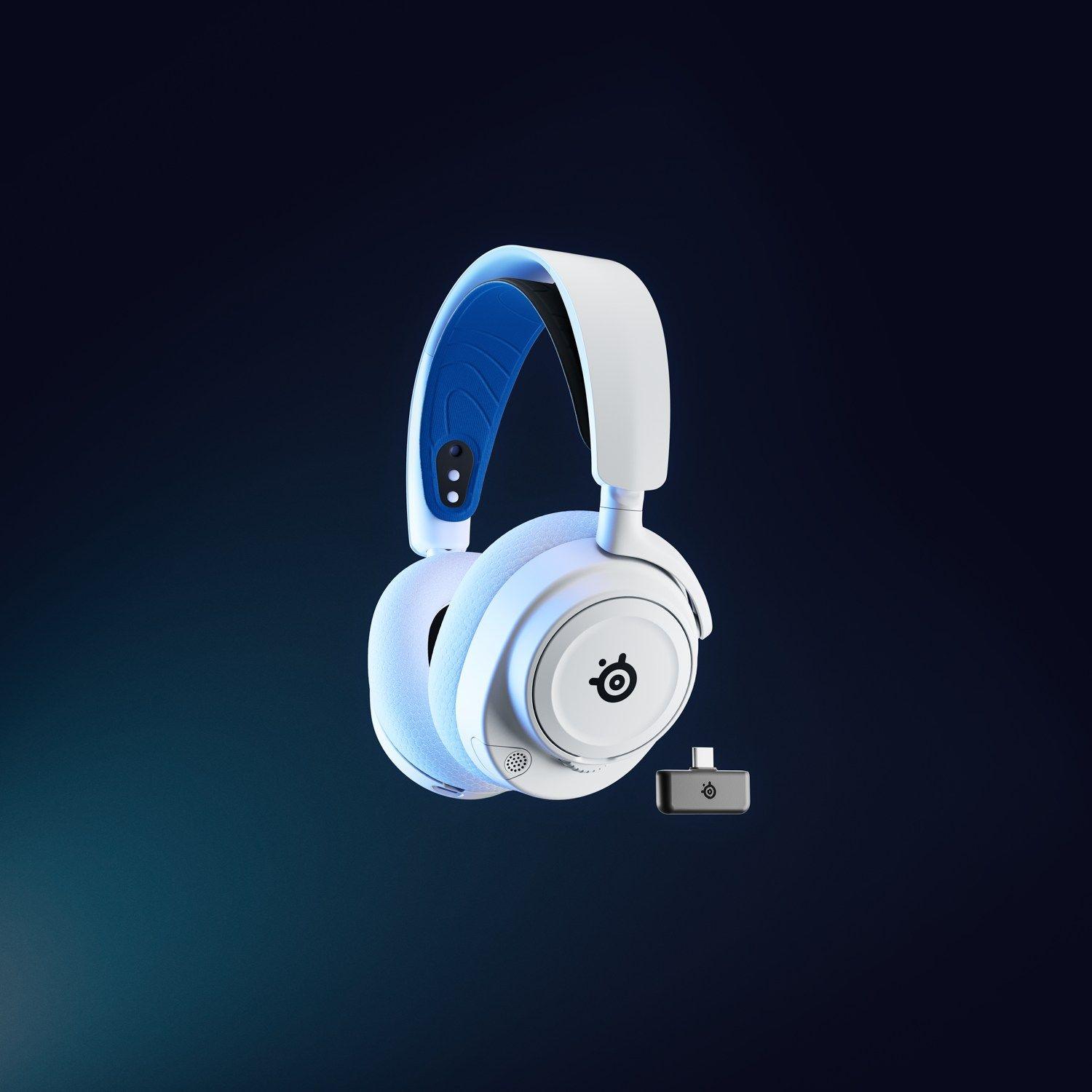 Audífonos Gamer SteelSeries Nova 7 PS Inalámbrico Blancos-3