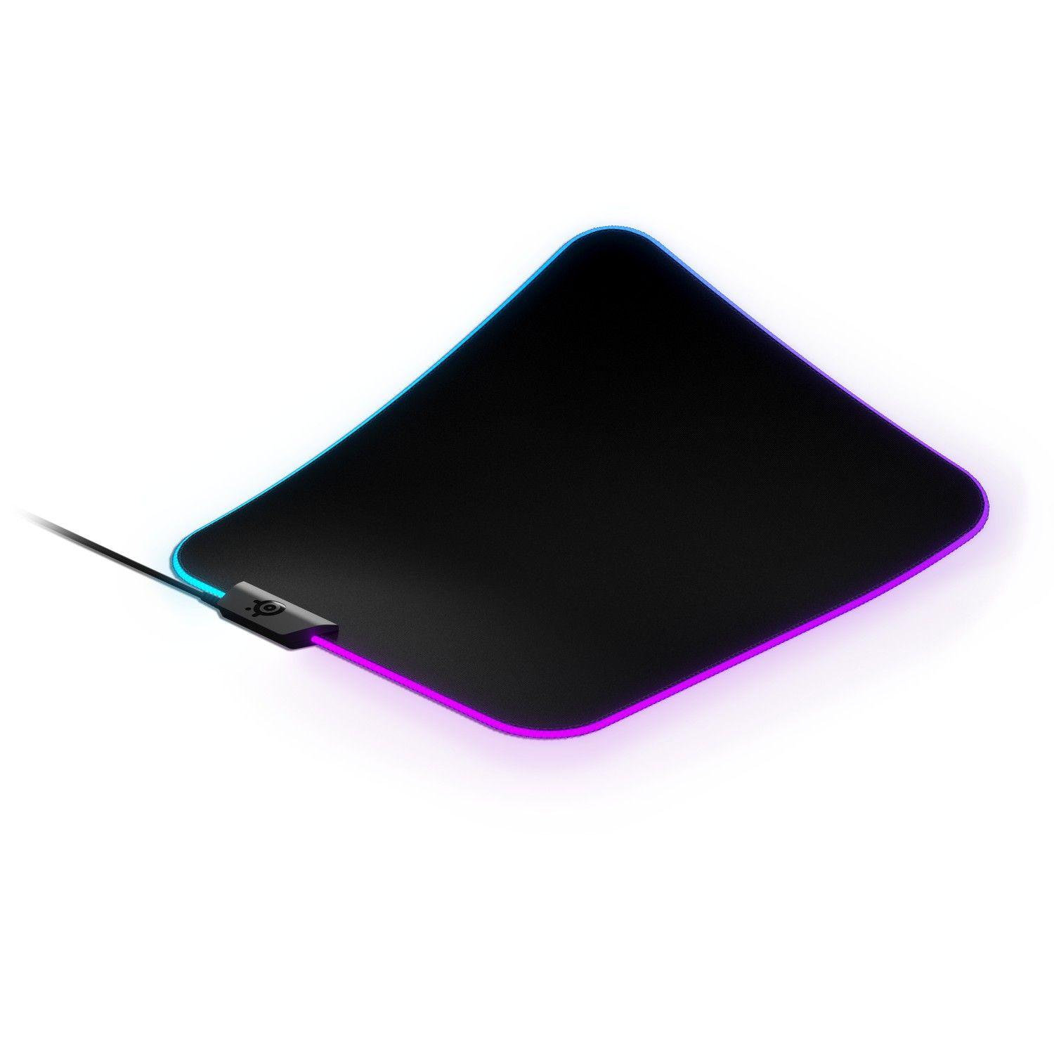 Mousepad Gamer SteelSeries QcK Prism M RGB Negro-2