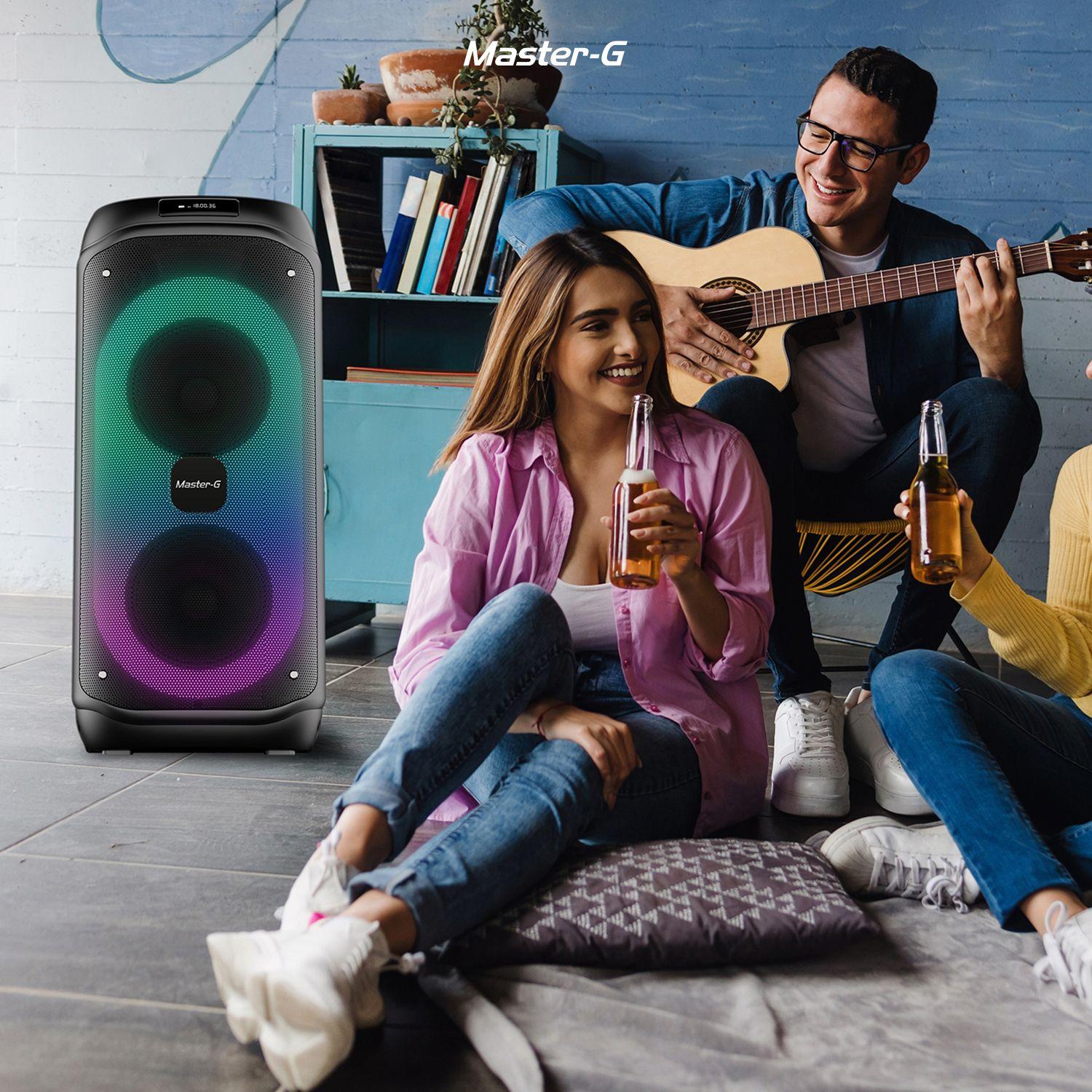 Parlante Karaoke Bluetooth RAPTOR 8x2 con micrófono-2