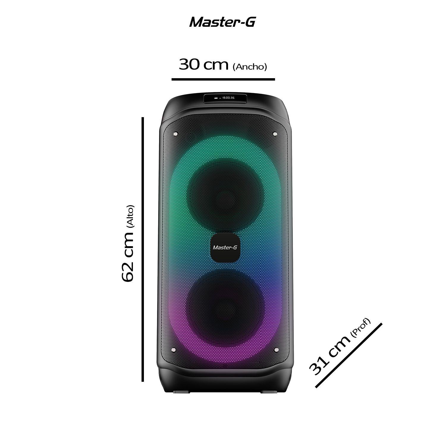 Parlante Karaoke Bluetooth RAPTOR 8x2 con micrófono-5