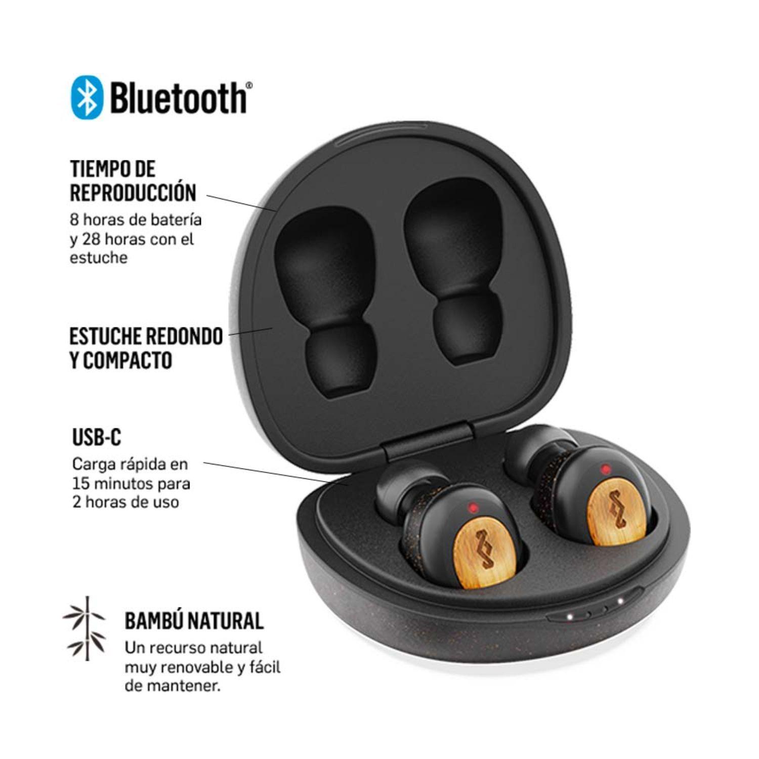 Audífonos Bluetooth True Wireless Champion Black Marley-4
