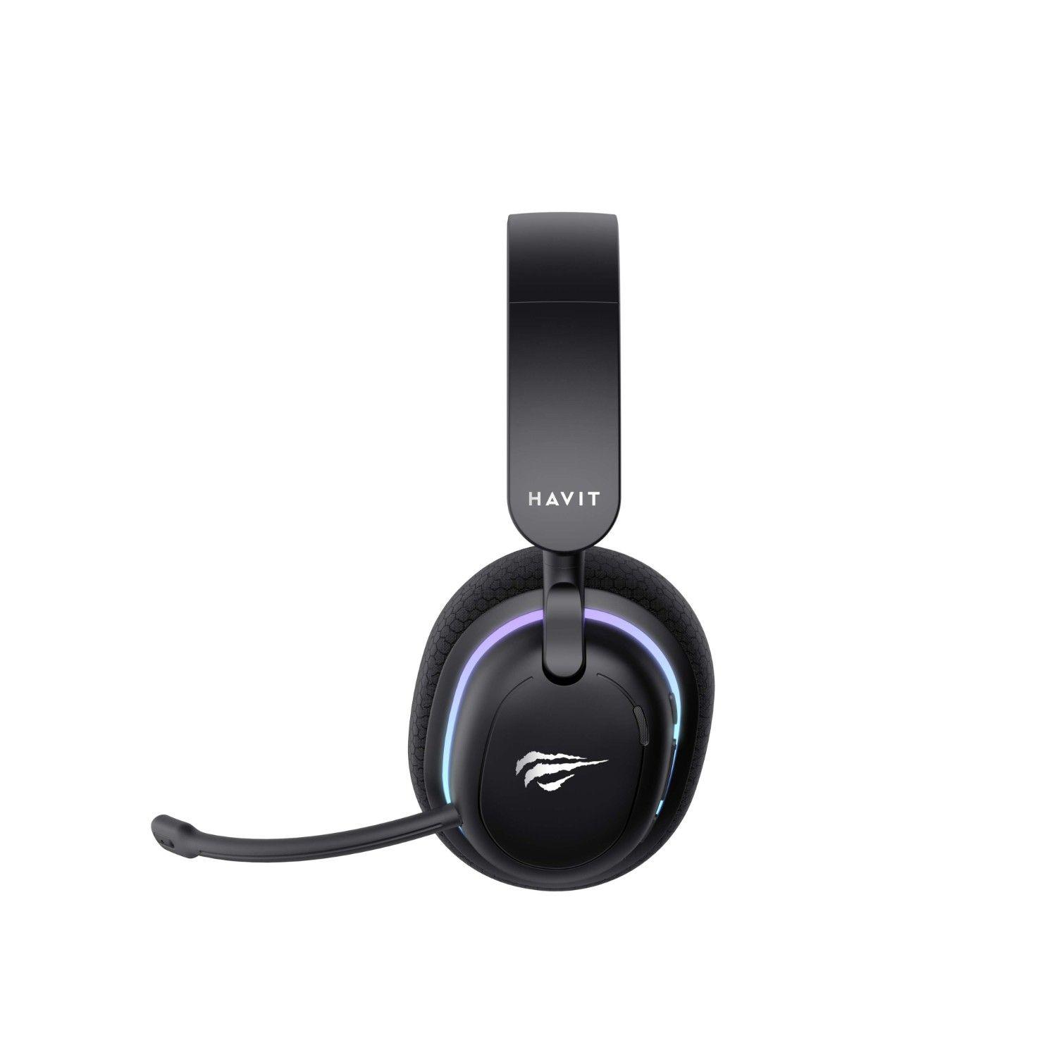 Audífono Gamer Bluetooth Headphones Micrófono FUXI-H7B Havit-3