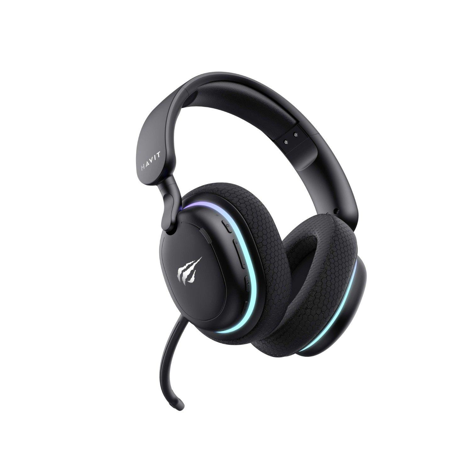Audífono Gamer Bluetooth Headphones Micrófono FUXI-H7B Havit-4