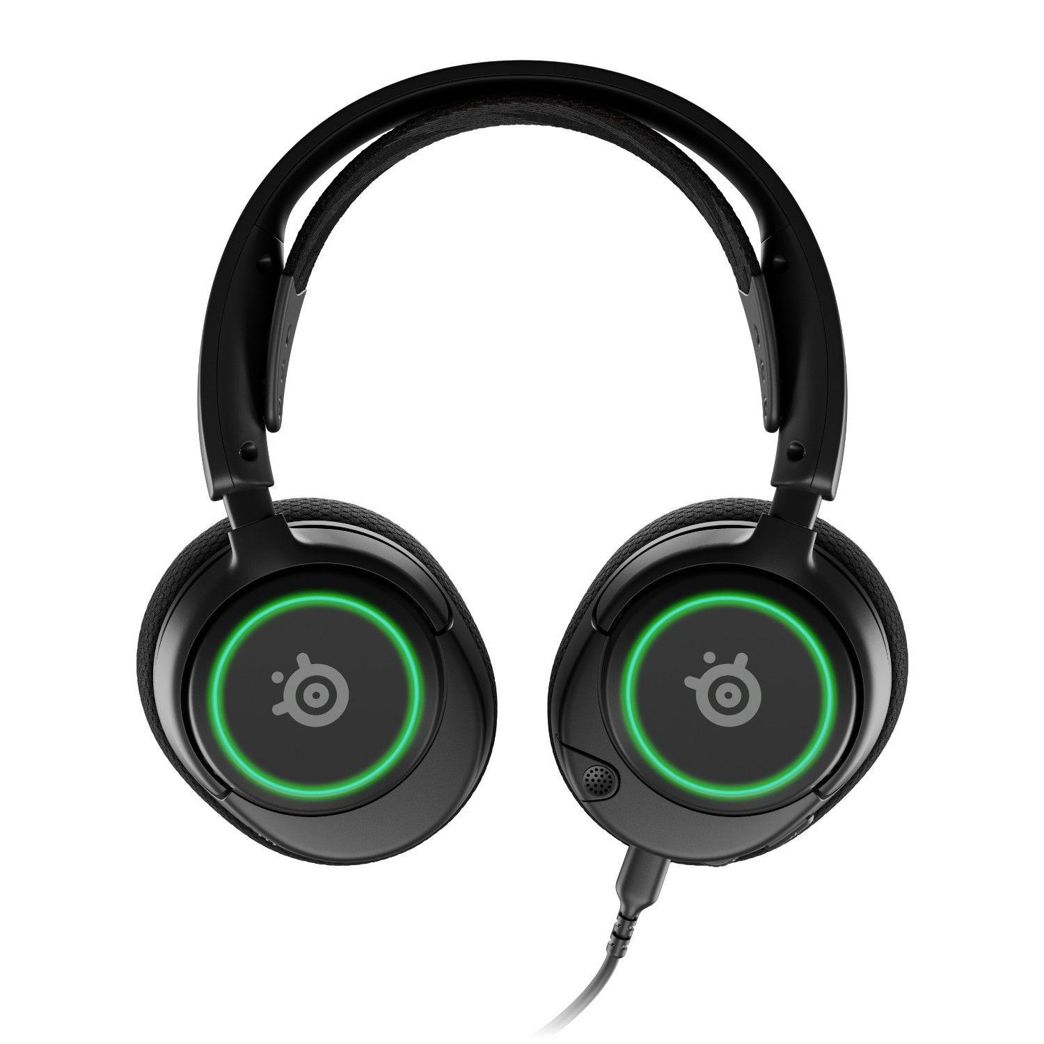 Audífonos Gamer SteelSeries Arctis Nova 3 RGB ANC Negro-2