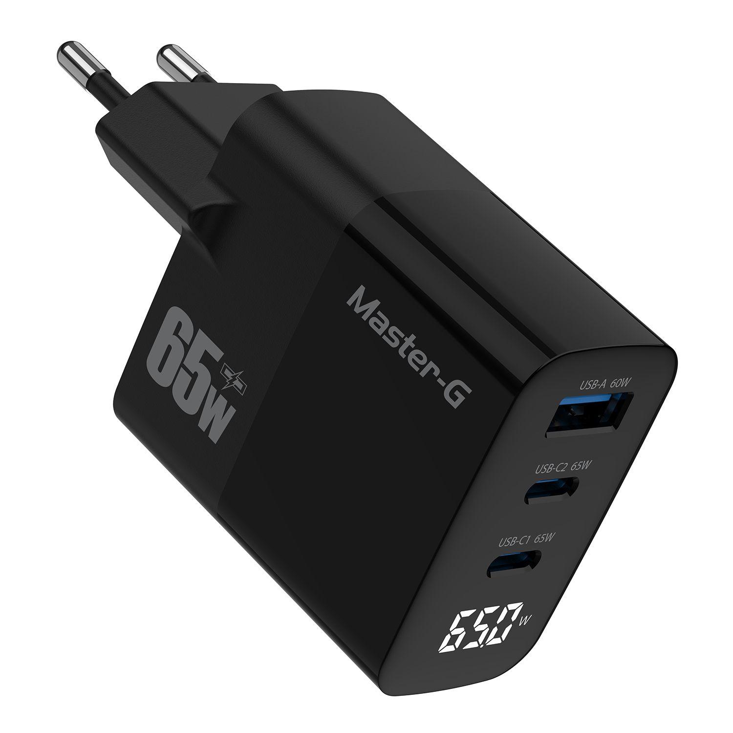Cargador Portátil Carga Rápida 65w + Cable USB-C Master-G-3