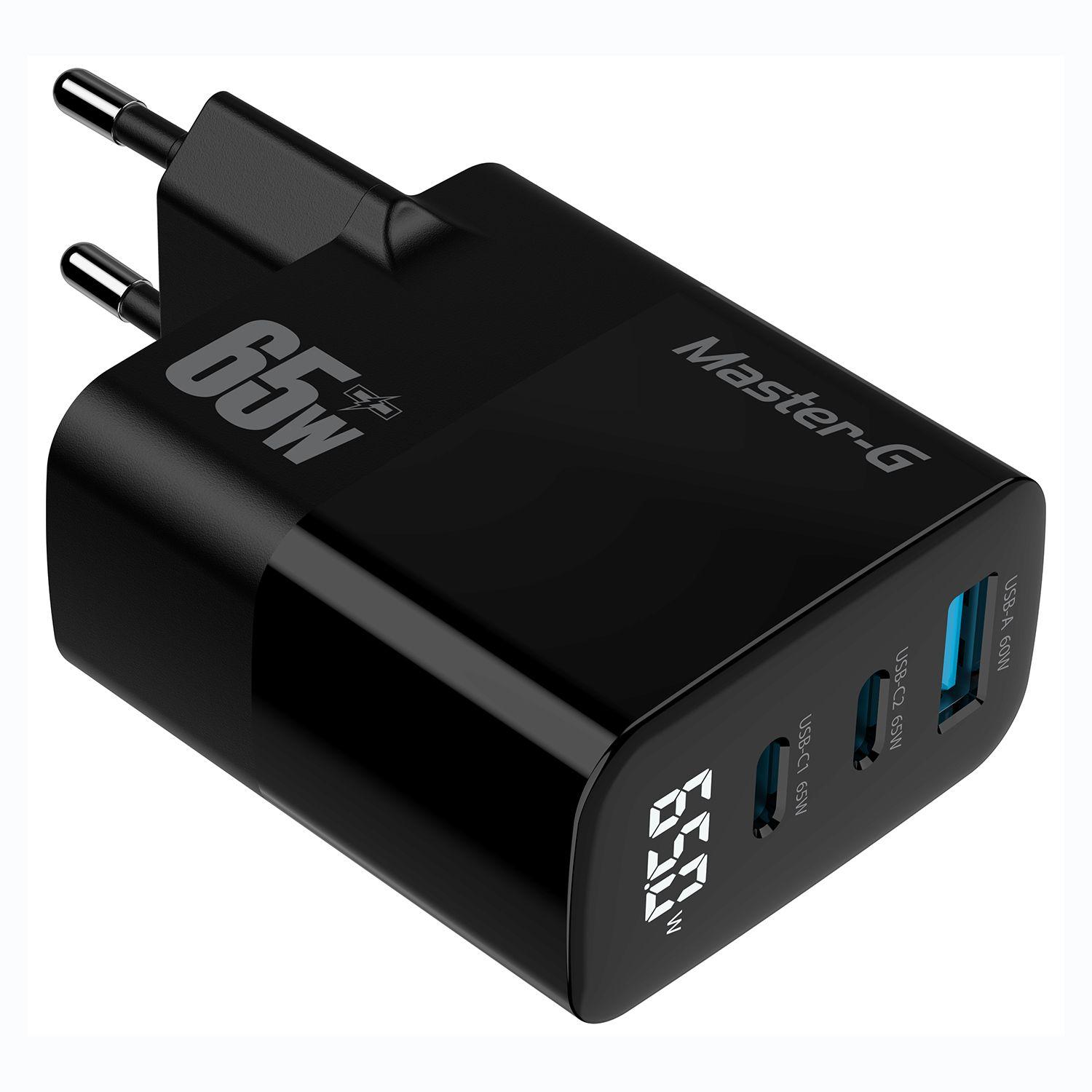 Cargador Portátil Carga Rápida 65w + Cable USB-C Master-G-6