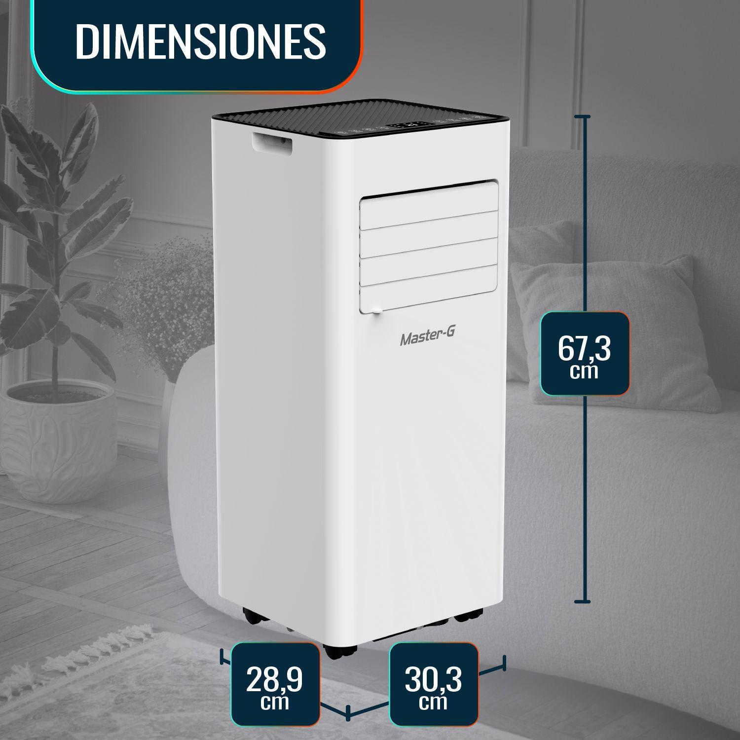 Aire Acondicionado Portátil Wifi 9000 BTU 4 en 1 MGAC9PORWF-3