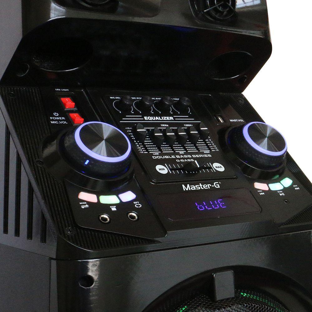 Parlante Karaoke Bluetooth Mgultrasensation 12  X 2 Master G-3