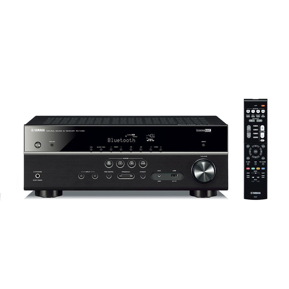 Receiver Av Bluetooth Yamaha 5.1 Canales Modelo Rx-v385-0