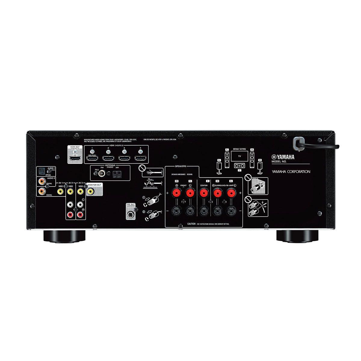 Receiver Av Bluetooth Yamaha 5.1 Canales Modelo Rx-v385-1