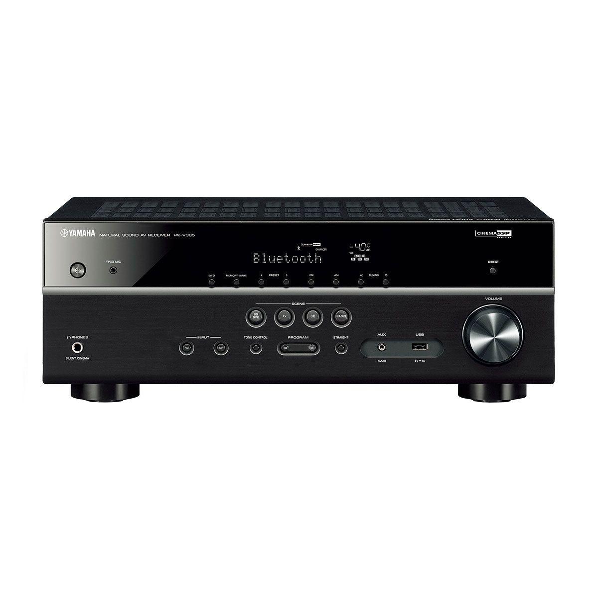 Receiver Av Bluetooth Yamaha 5.1 Canales Modelo Rx-v385-5