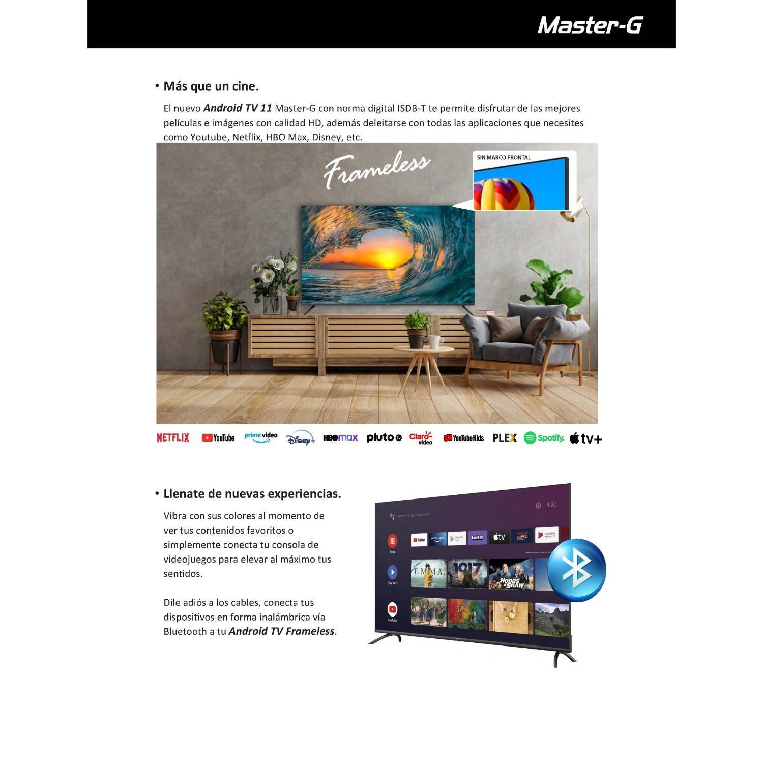 Smart TV Led 65" Android TV 4K UHD Bluetooth MGG65UF-7
