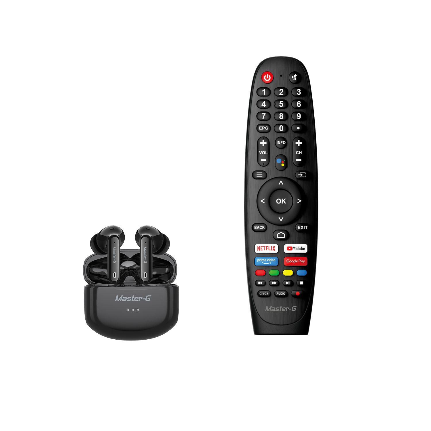 Smart TV LED 32" Android HD MGAE32F + Audífonos ANC BUDS20-3