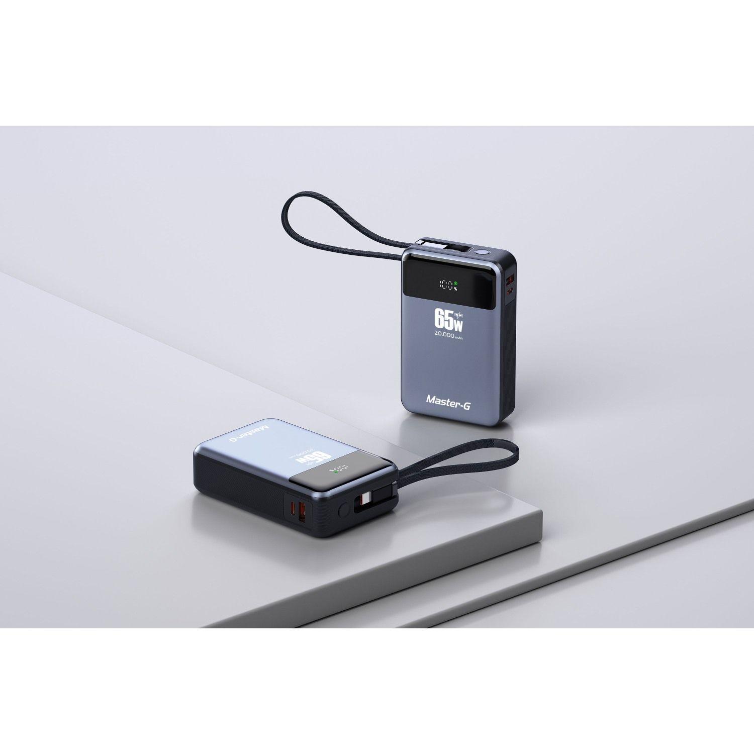 Batería Externa Power Bank Notebook 20000 Mah 65W Master-G-4