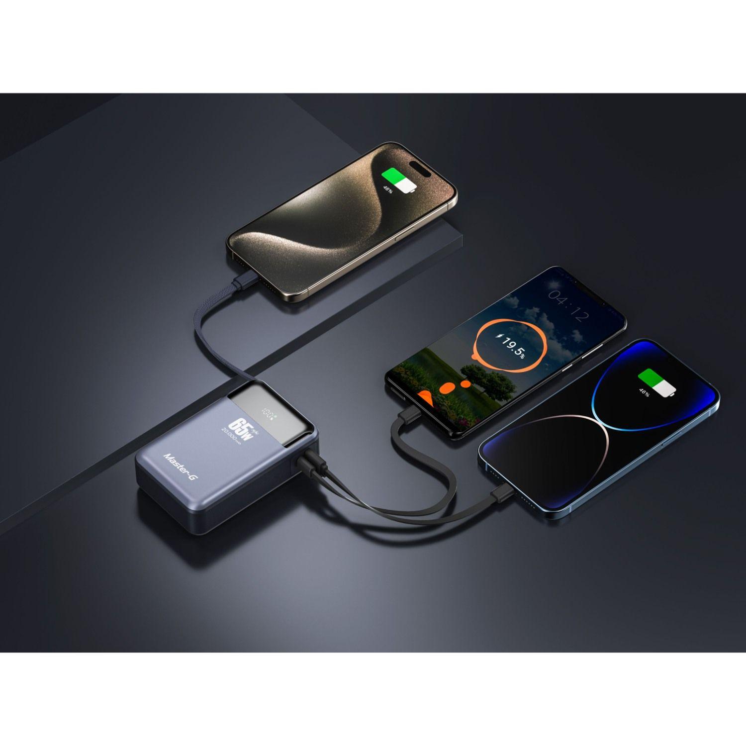 Batería Externa Power Bank Notebook 20000 Mah 65W Master-G-5