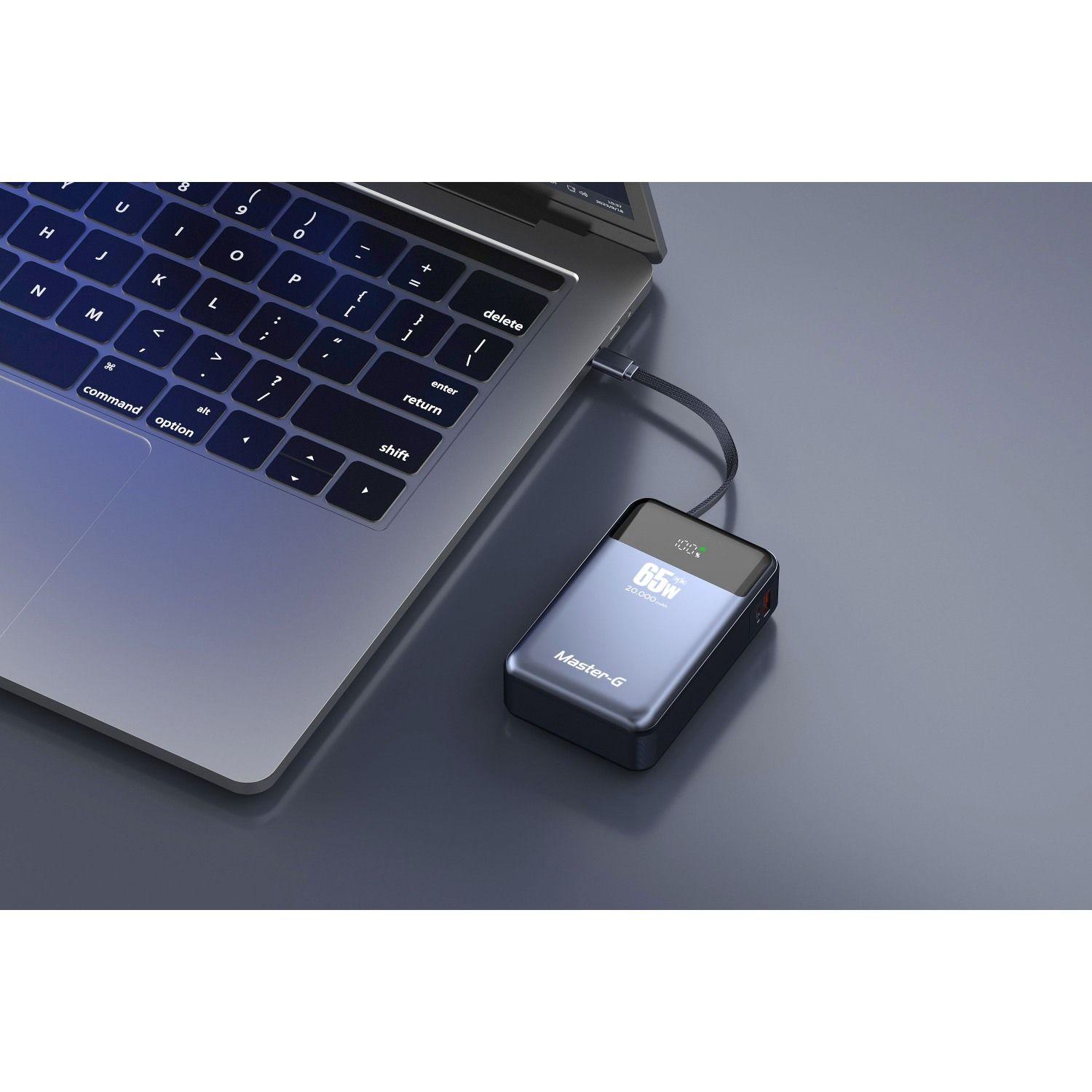 Batería Externa Power Bank Notebook 20000 Mah 65W Master-G-8