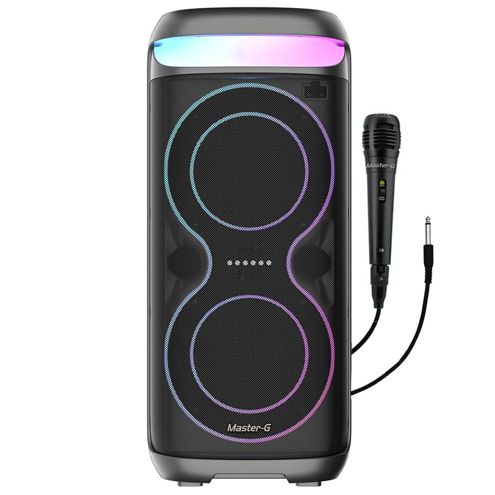 Parlante Bluetooth Karaoke Champion 6,5” X2 con Micrófono-0
