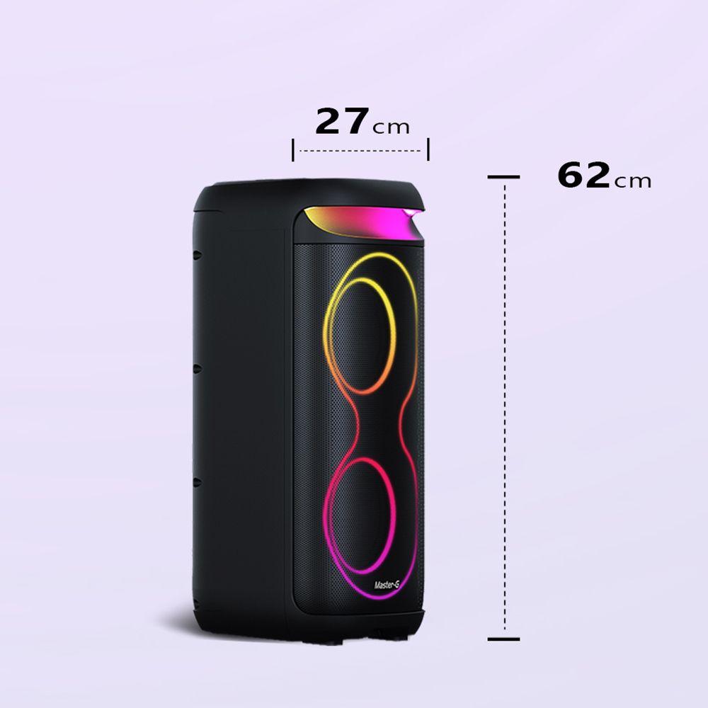Parlante Bluetooth Karaoke Champion 6,5” X2 con Micrófono-2