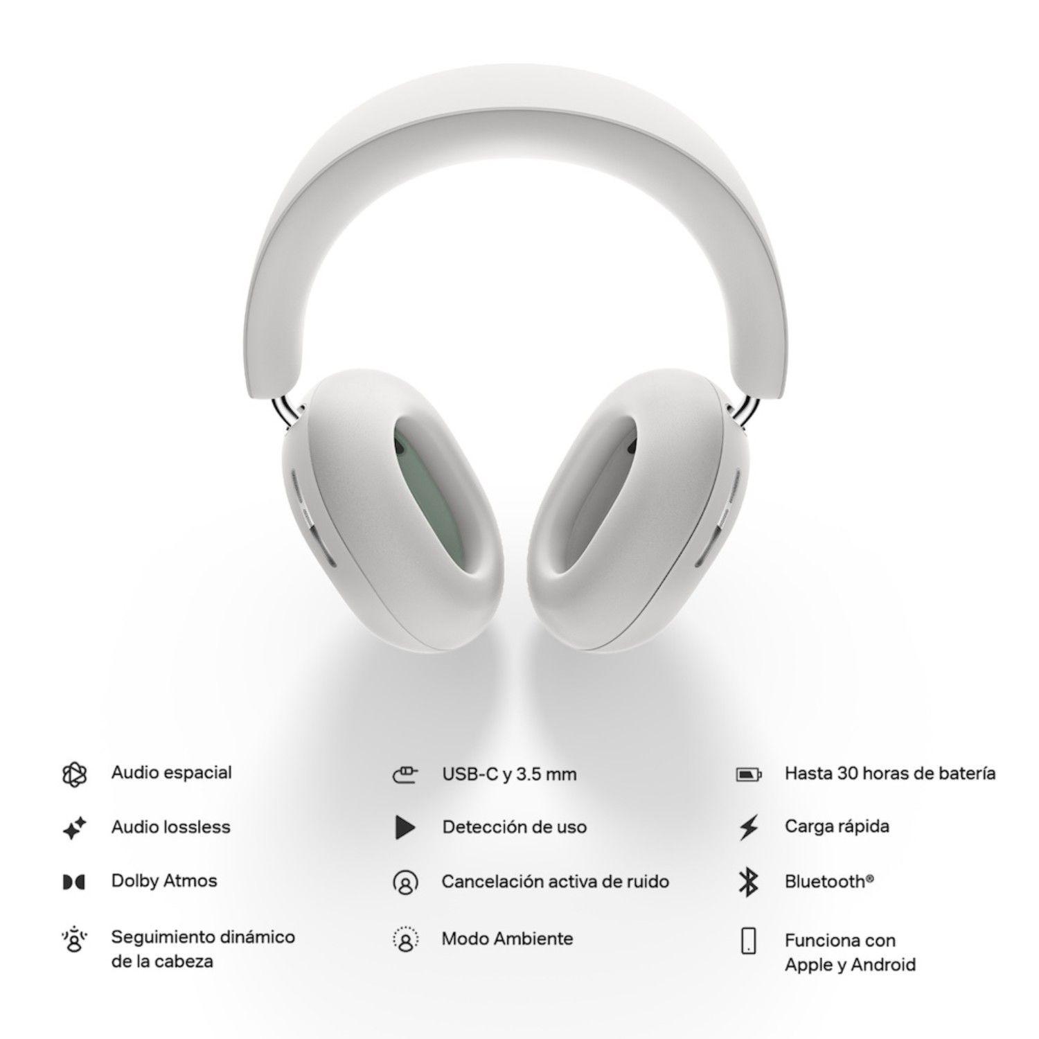 Audífonos Bluetooth Sonos Ace Over Ear Headphone Blancos-6