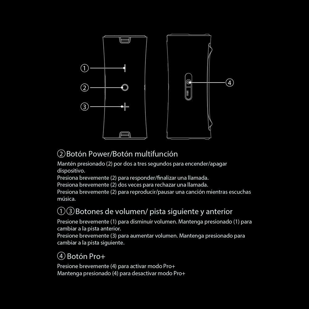 Parlante Bluetooth Portátil Hammer IPX7 Master-G-6