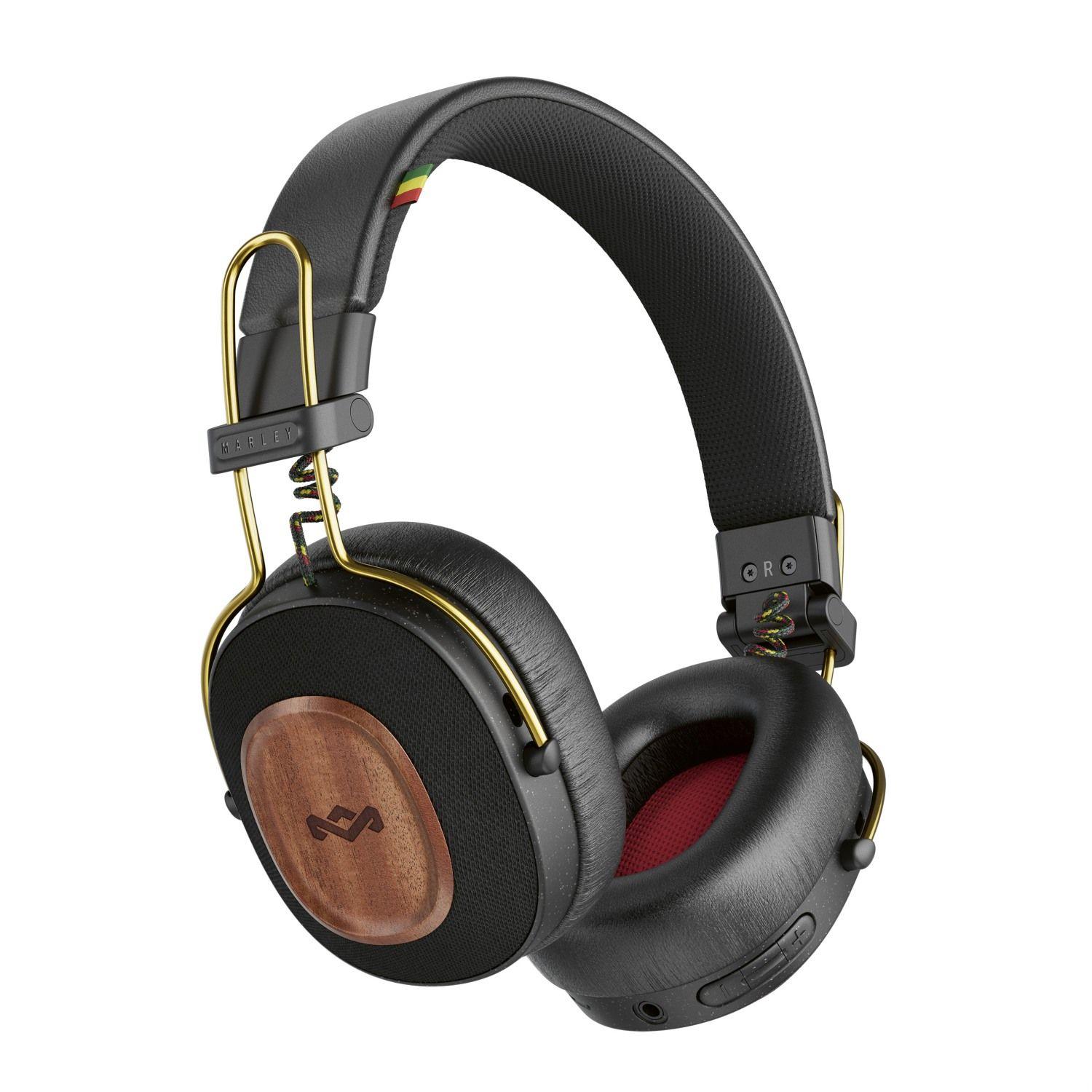 Audífonos Bluetooth Positive Vibration Riddim Rasta Marley-0