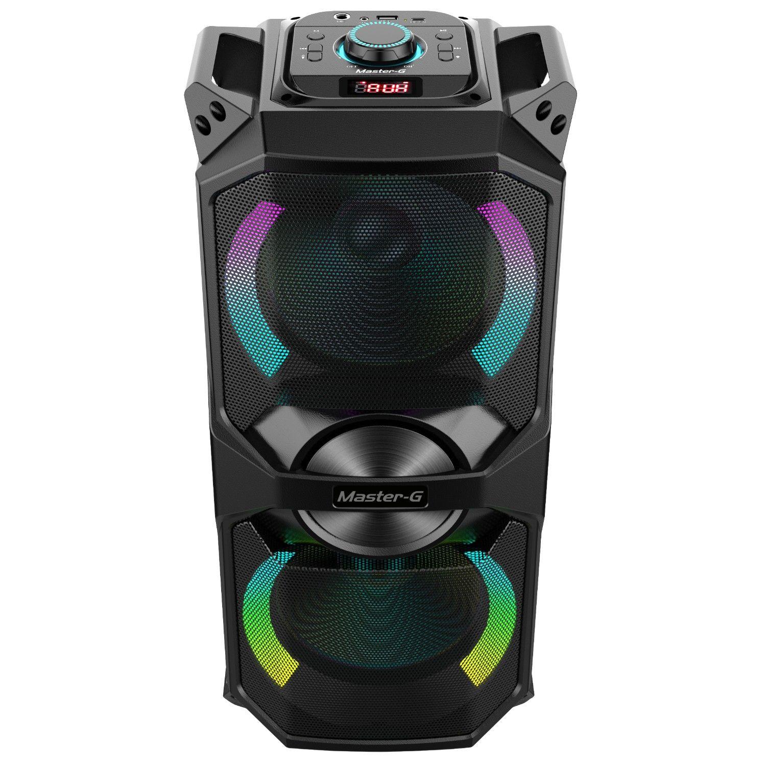 Parlante Karaoke Bluetooth Luxor 6,5” X2 con Micrófono-2