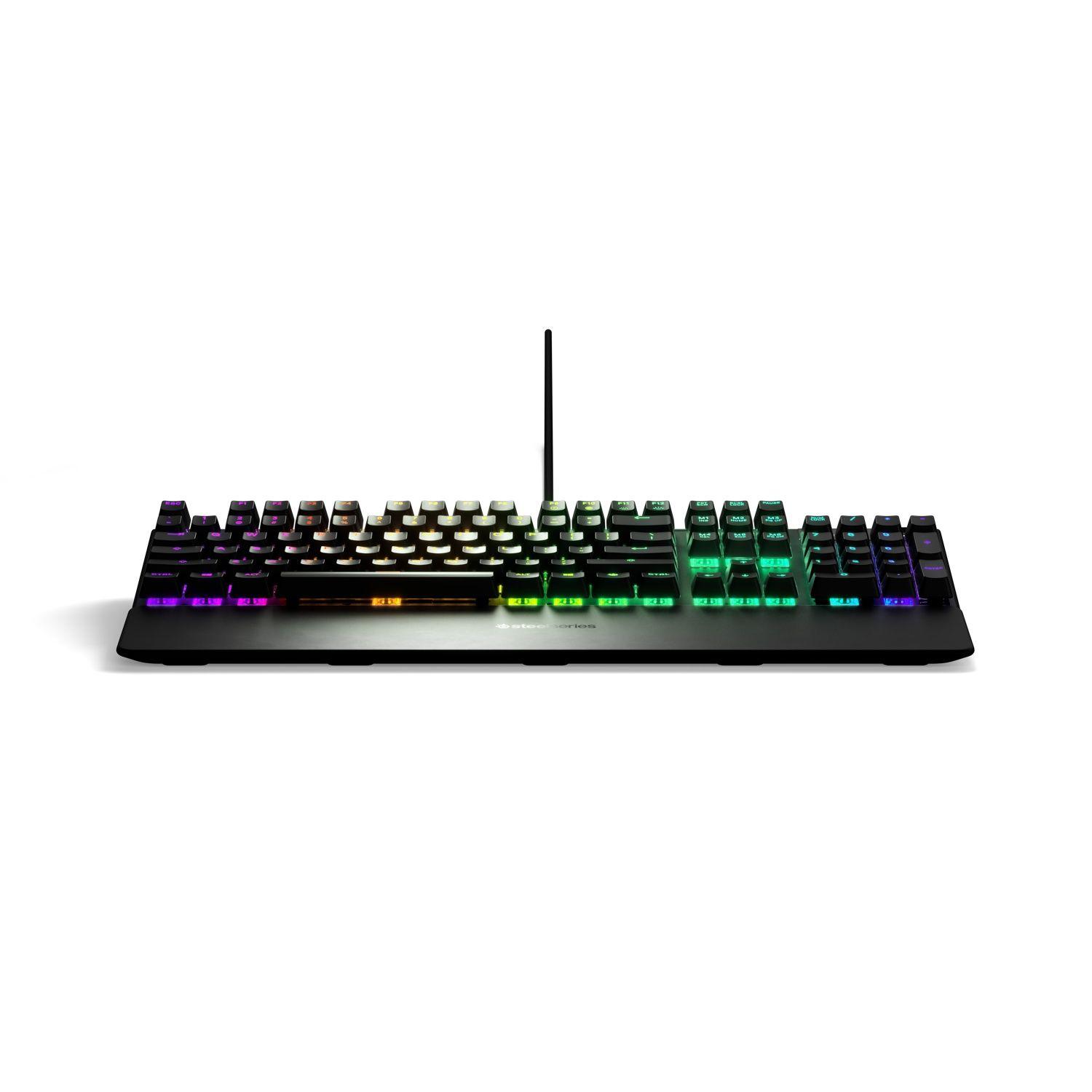 Teclado Gamer Mecánico SteelSeries Apex 5 RGB con OLED-2