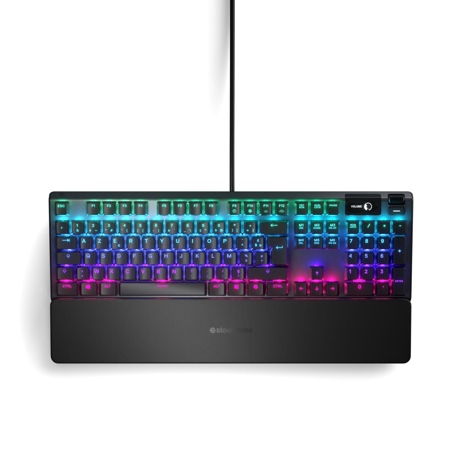 Teclado Gamer Mecánico SteelSeries Apex 5 RGB con OLED-3
