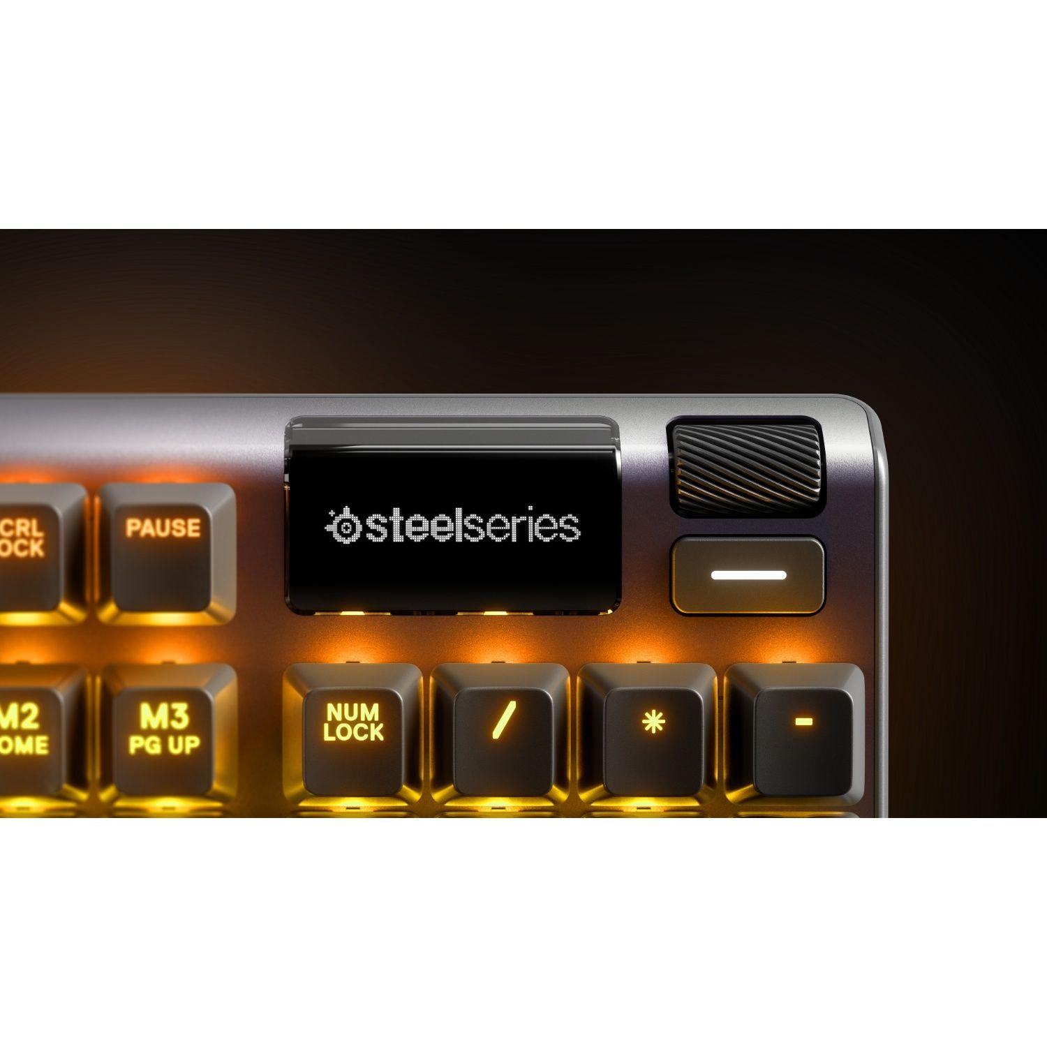 Teclado Gamer Mecánico SteelSeries Apex 5 RGB con OLED-5
