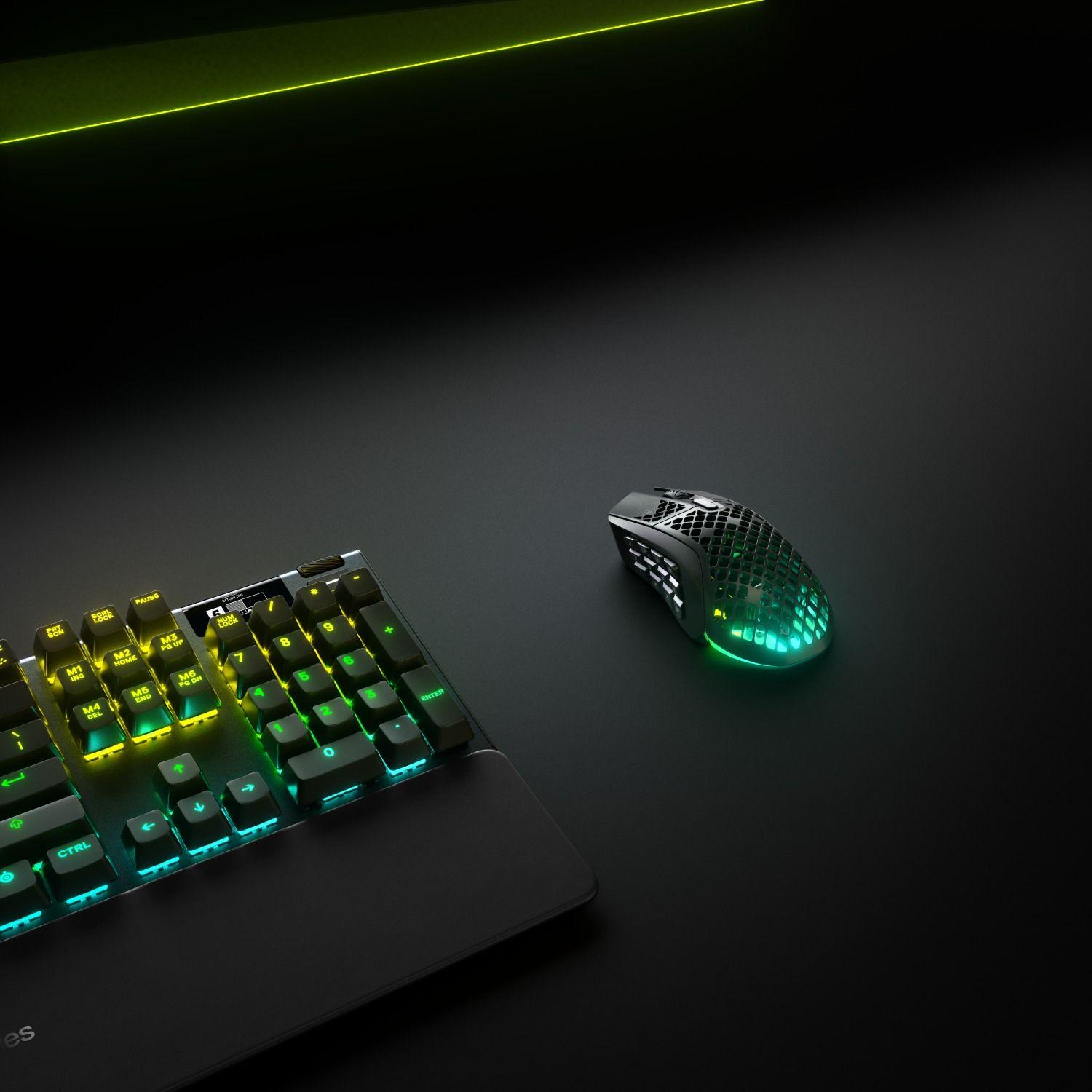 Mouse Gamer SteelSeries Aerox 9 Wireless 18000 DPI Negro-4