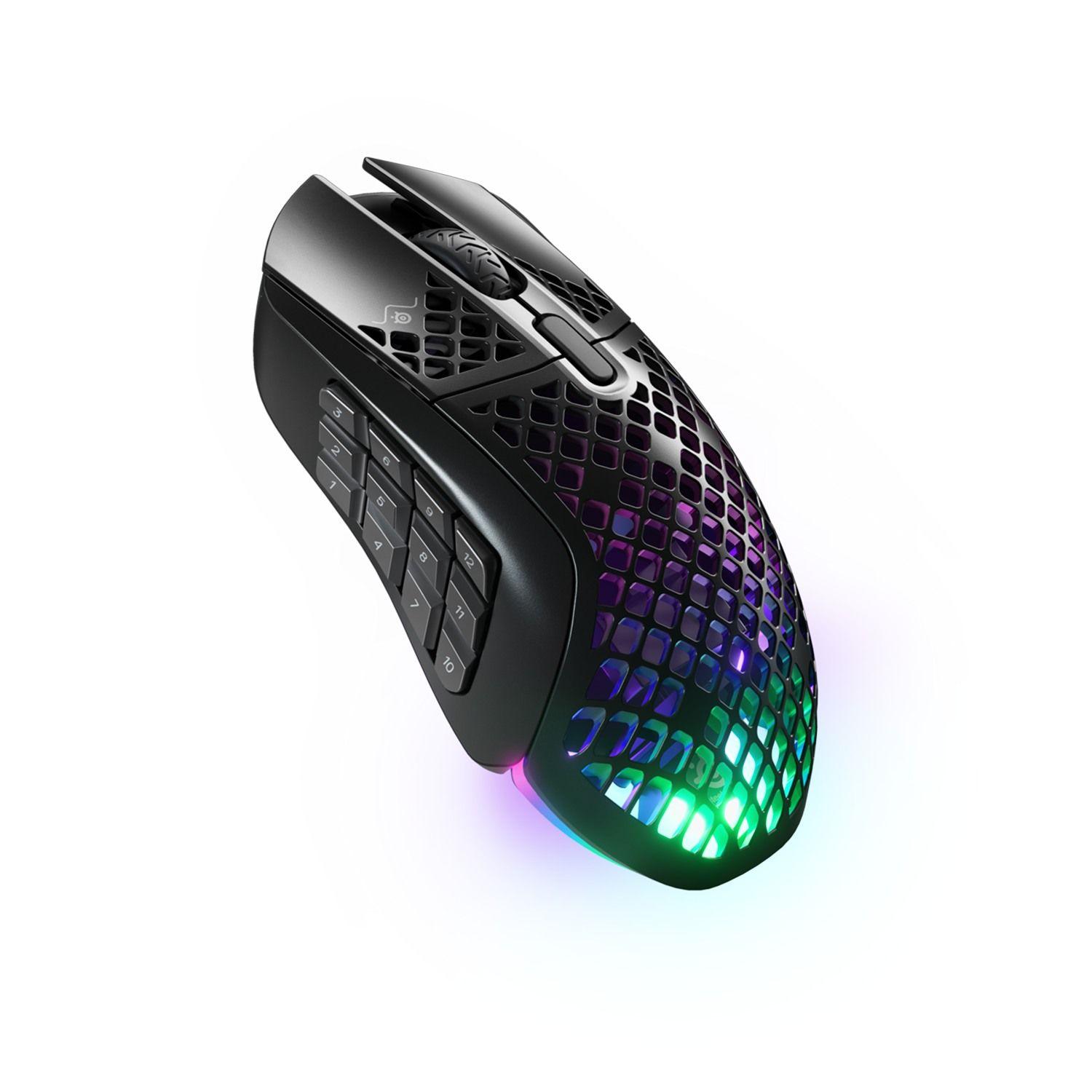 Mouse Gamer SteelSeries Aerox 9 Wireless 18000 DPI Negro-5