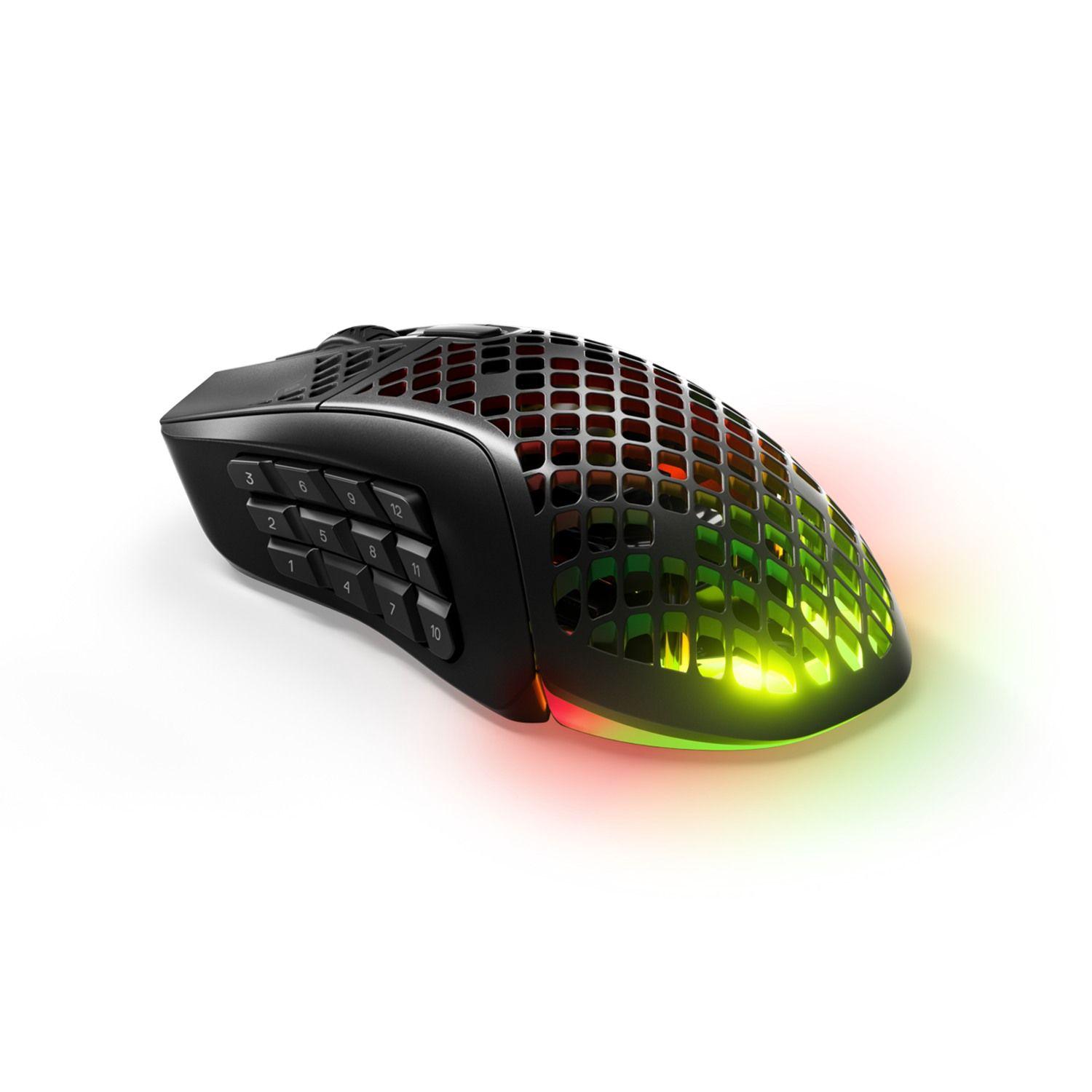 Mouse Gamer SteelSeries Aerox 9 Wireless 18000 DPI Negro-6