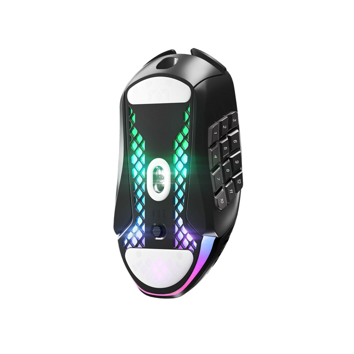 Mouse Gamer SteelSeries Aerox 9 Wireless 18000 DPI Negro-8