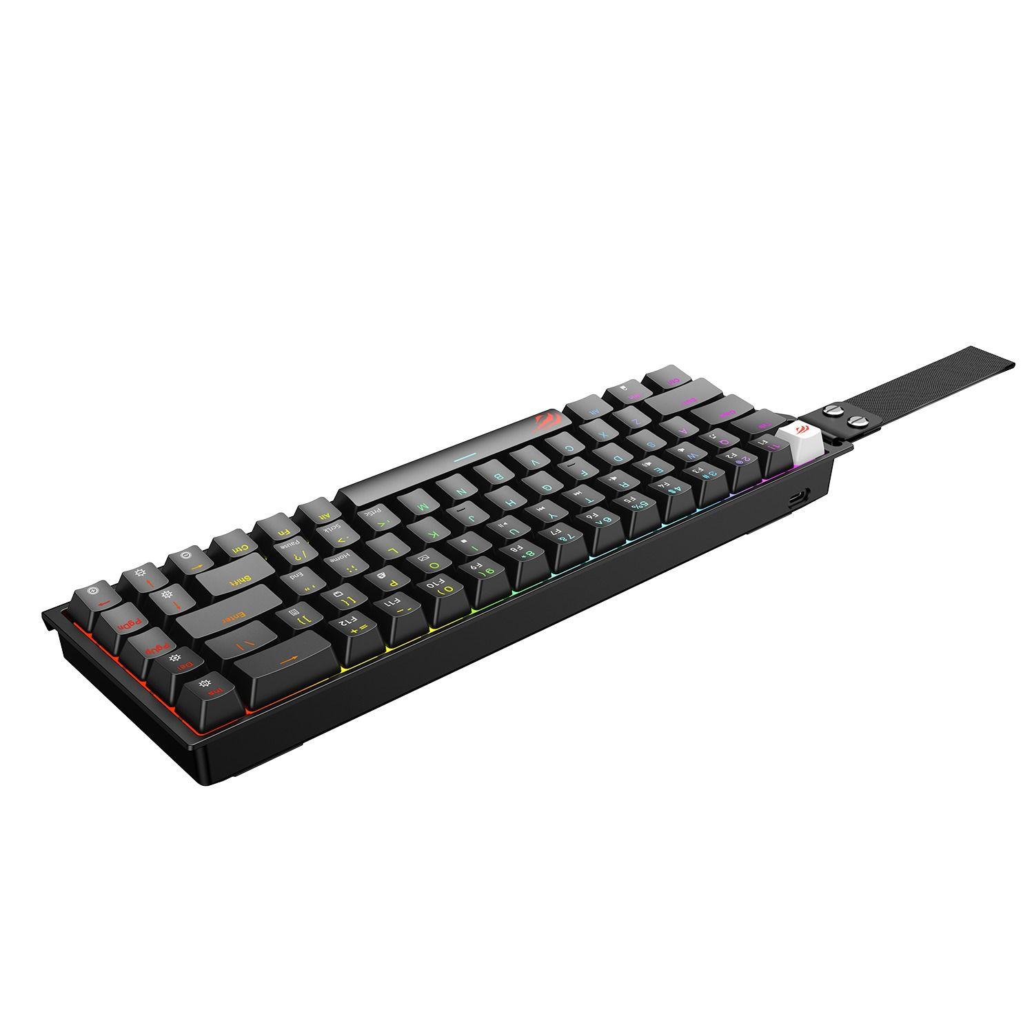 Teclado Mecánico Gamer Compacto RGB KB922LB Negro Havit-3