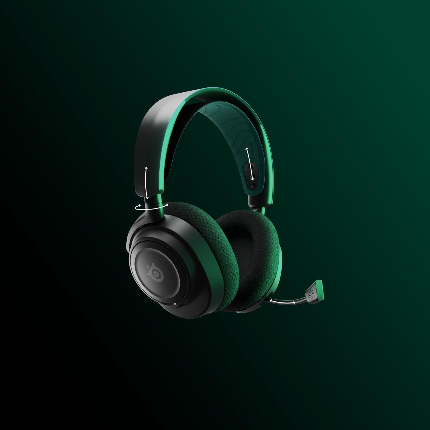 Audífonos Gamer SteelSeries Nova 7 XBOX Inalámbrico Negros-2