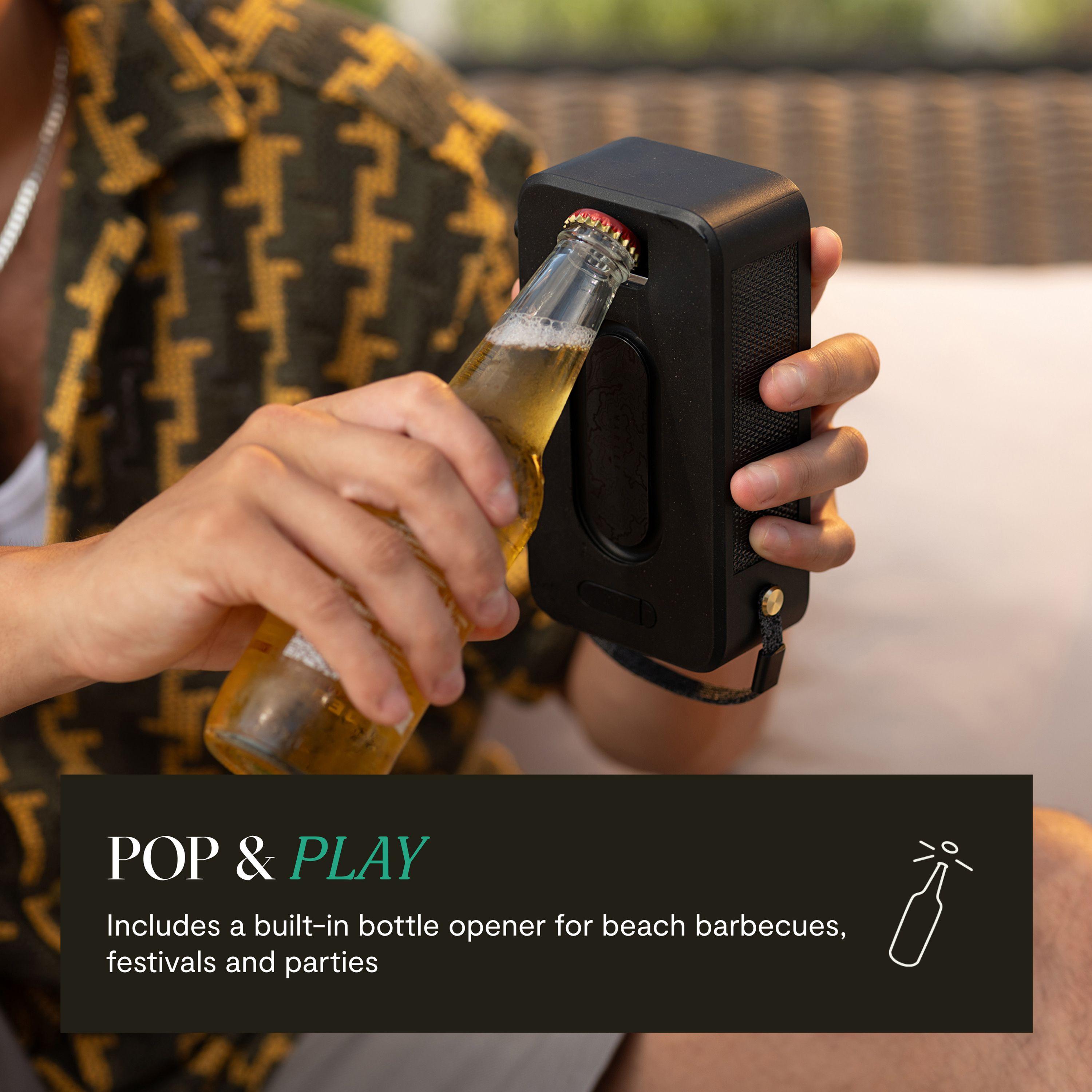 Parlante Bluetooth Roots Solar Negro Marley-3