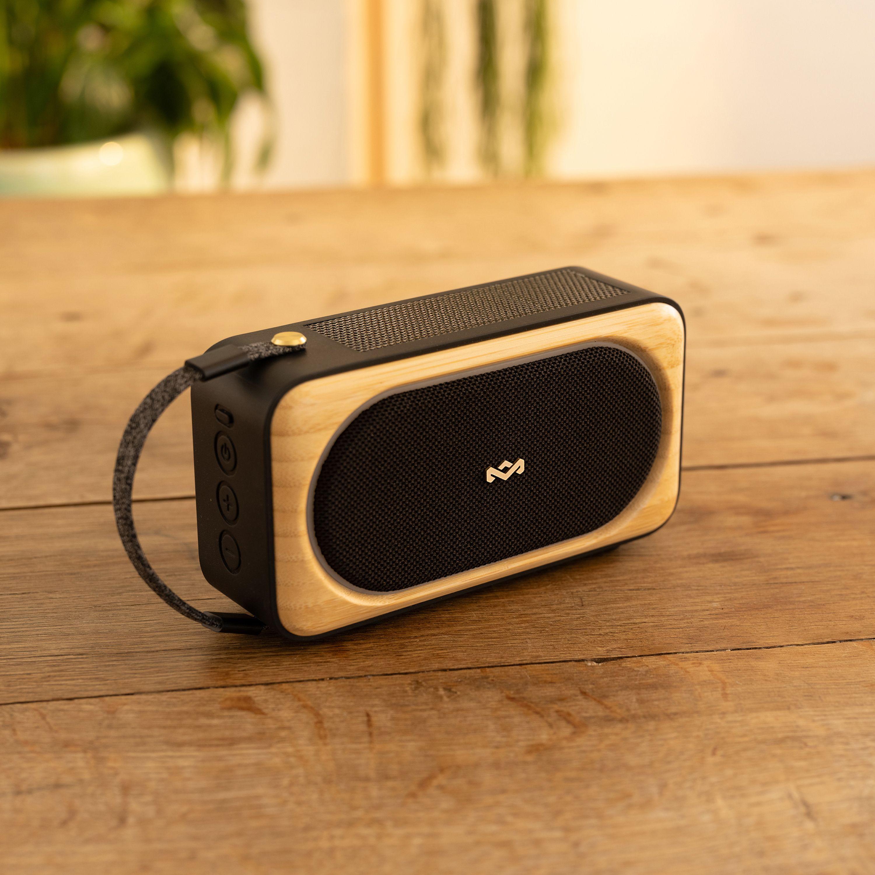 Parlante Bluetooth Roots Solar Negro Marley-4