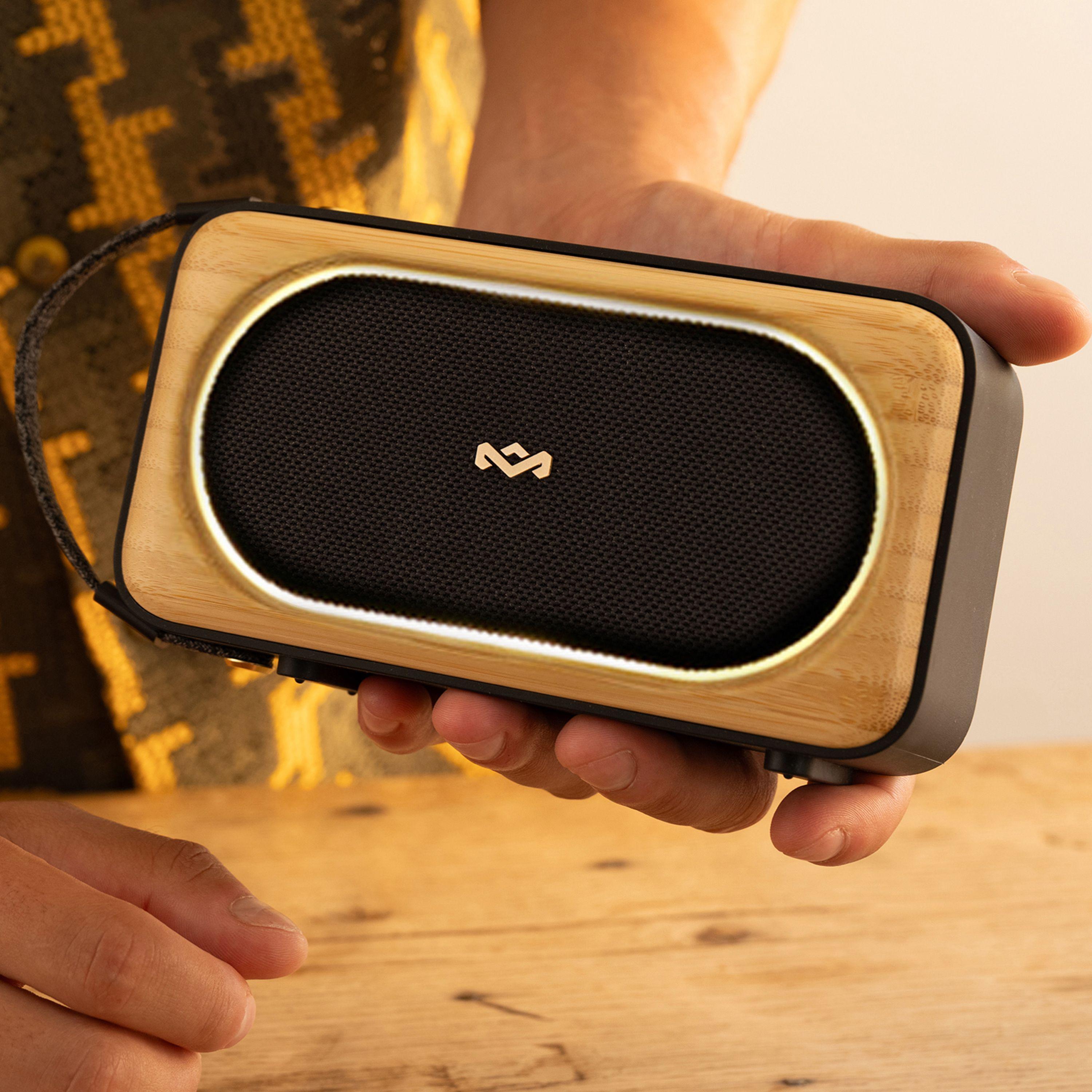 Parlante Bluetooth Roots Solar Negro Marley-5