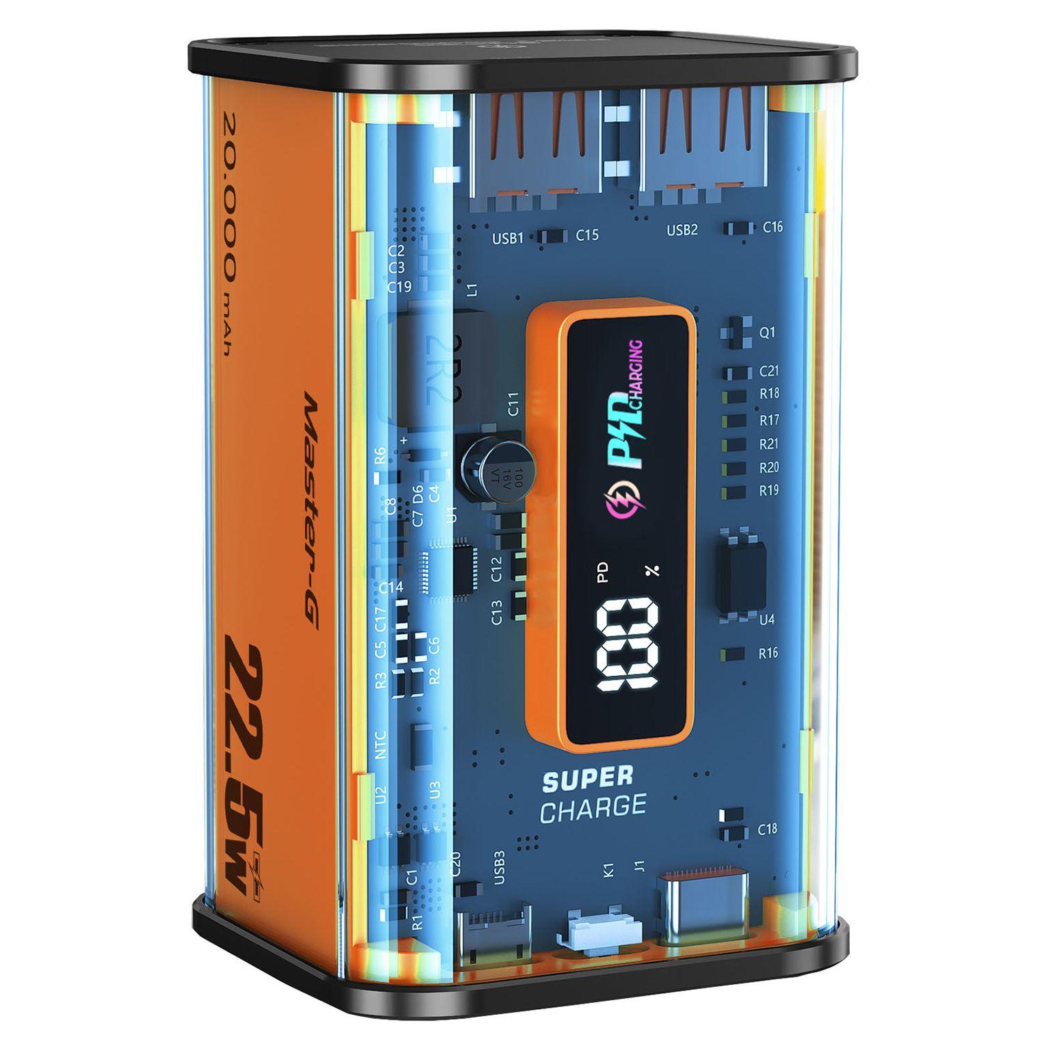 Batería Externa Power Bank 20000 Mah Carga Rápida Master-G-2