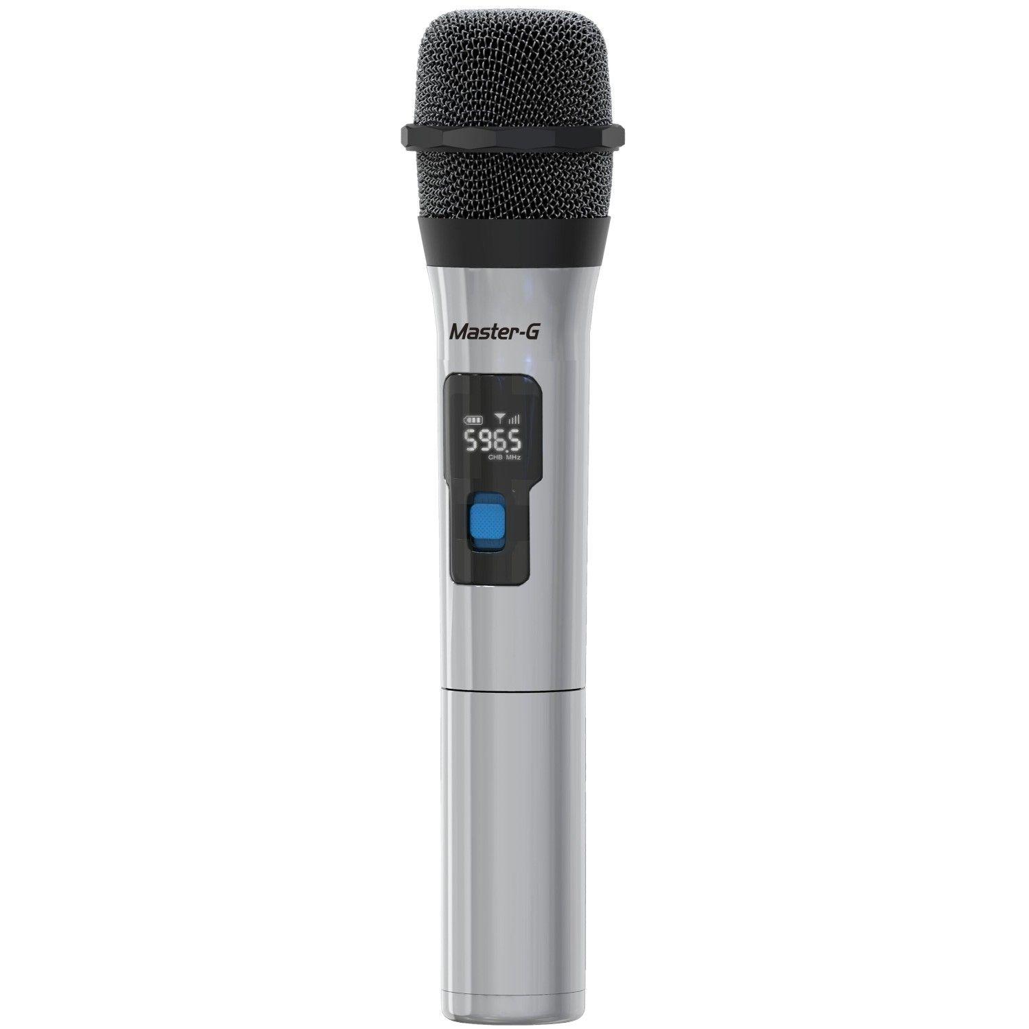 Par de Micrófonos inalámbricos con Receptor UHF Master-G-4