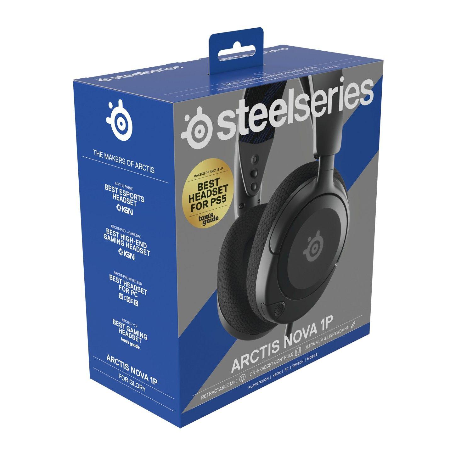 Audífonos Gamer SteelSeries Arctis Nova 1 Black PS5-9