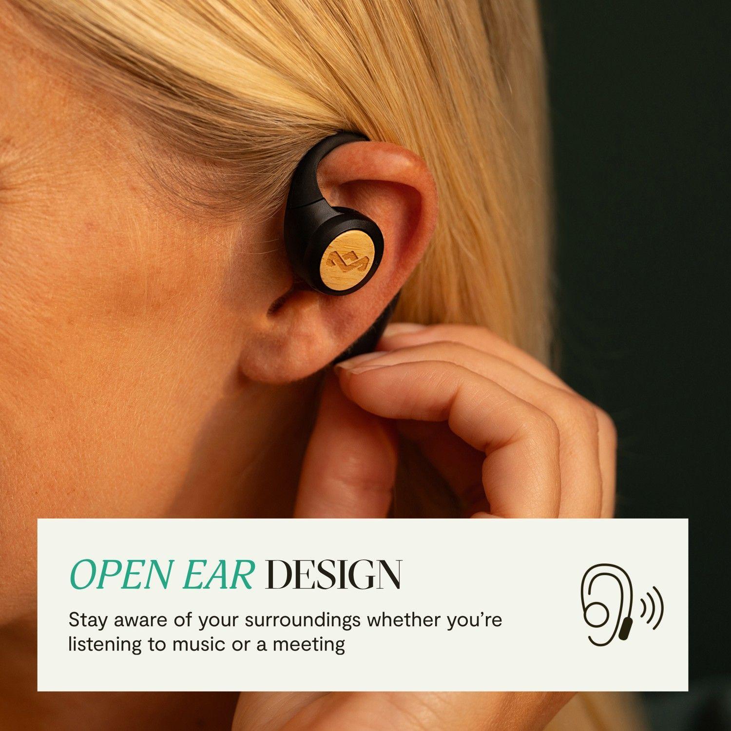 Audífonos Bluetooth Open-Ear Liberate TW Black Marley-8