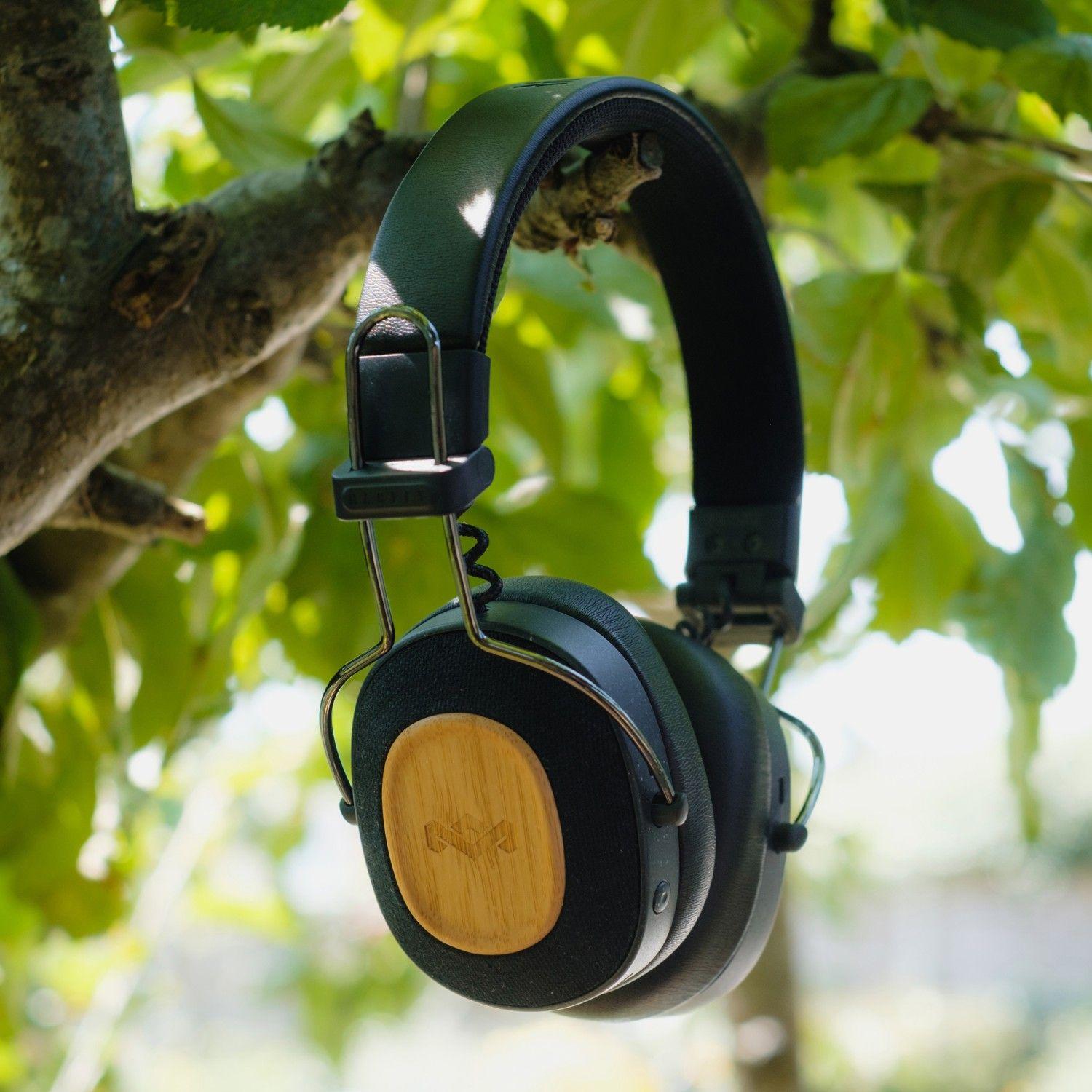 Audífonos Bluetooth Positive Vibration Riddim Negro Marley-5